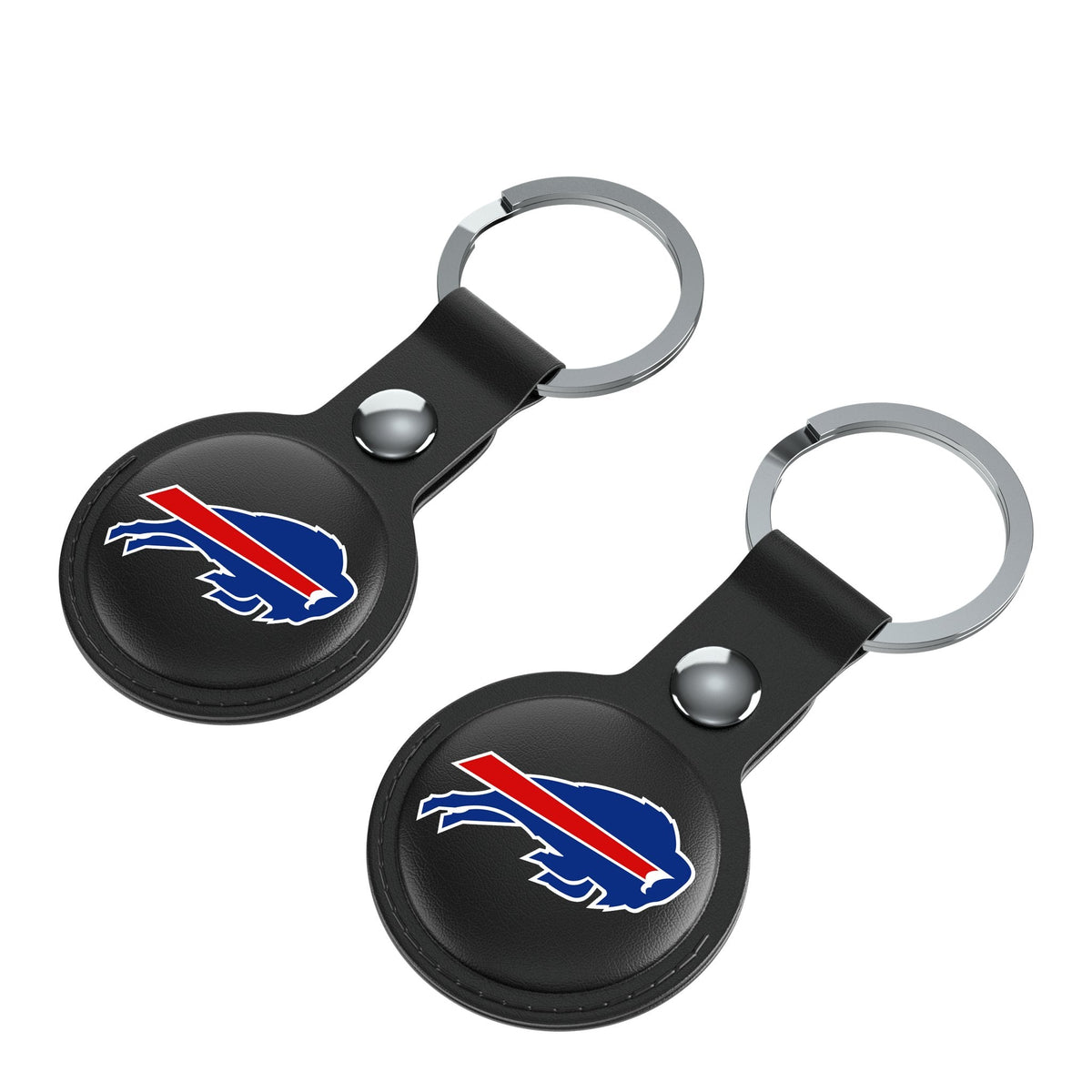 Buffalo Bills Insignia Black Airtag Holder 2-Pack 3