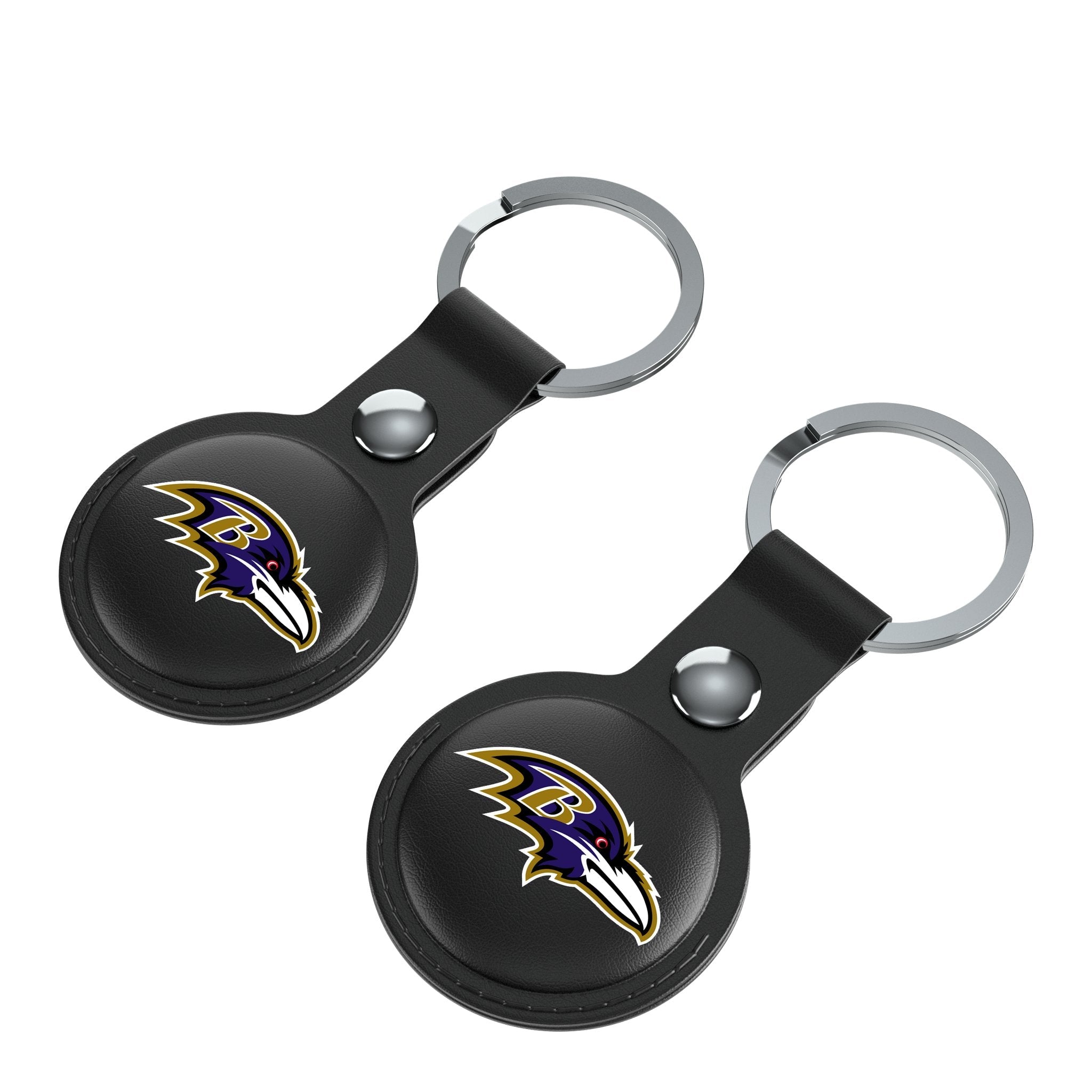 Baltimore Ravens Insignia Black Airtag Holder 2-Pack 3