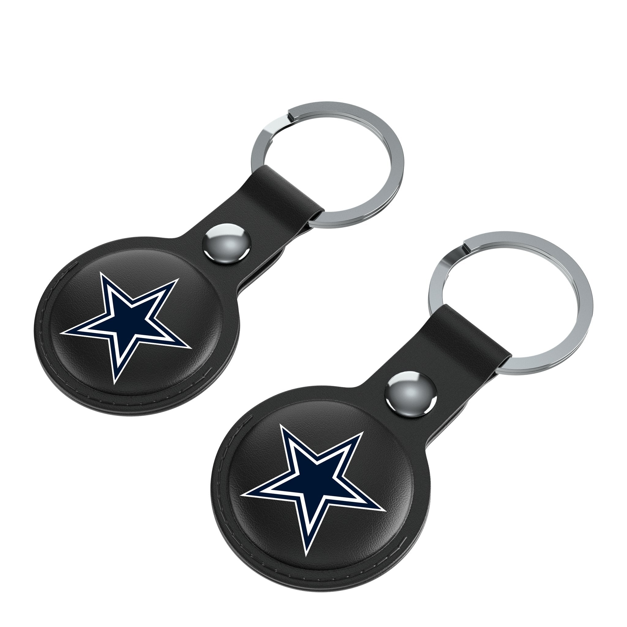 Dallas Cowboys Insignia Black Airtag Holder 2-Pack 3