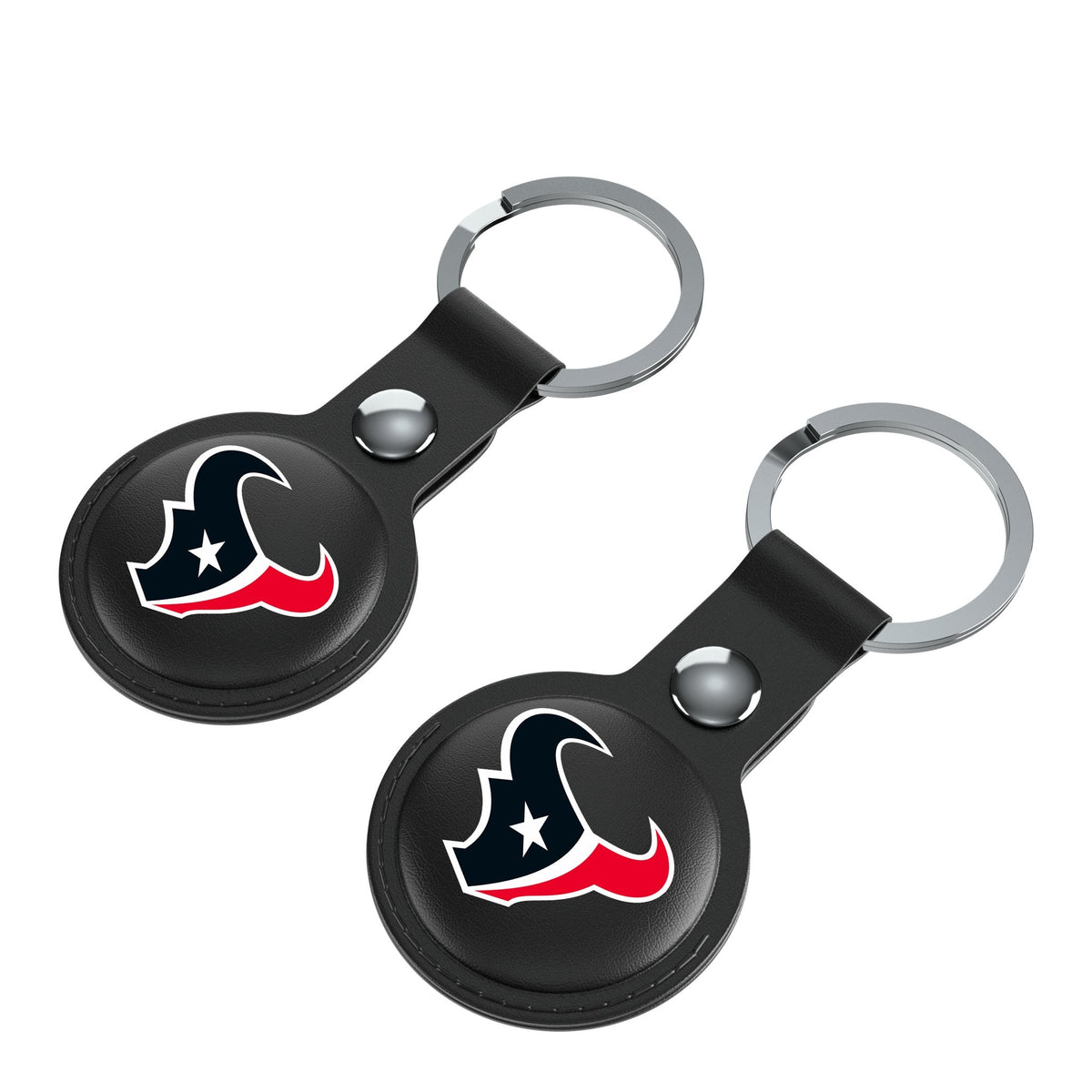 Houston Texans Insignia Black Airtag Holder 2-Pack 3