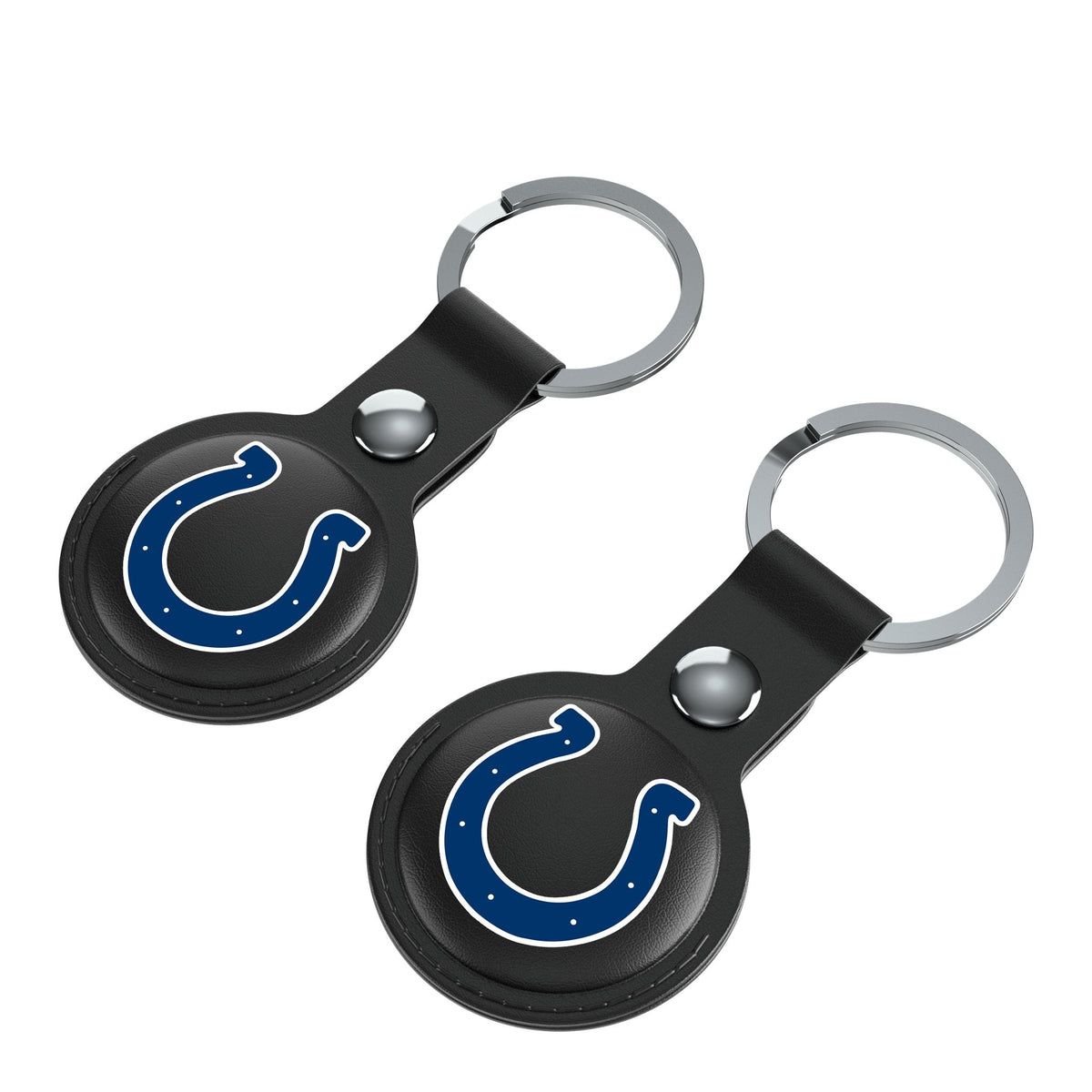 Indianapolis Colts Insignia Black Airtag Holder 2-Pack 3