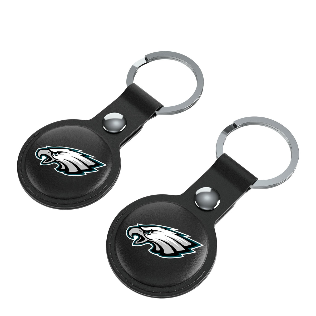Philadelphia Eagles Insignia Black Airtag Holder 2-Pack 3