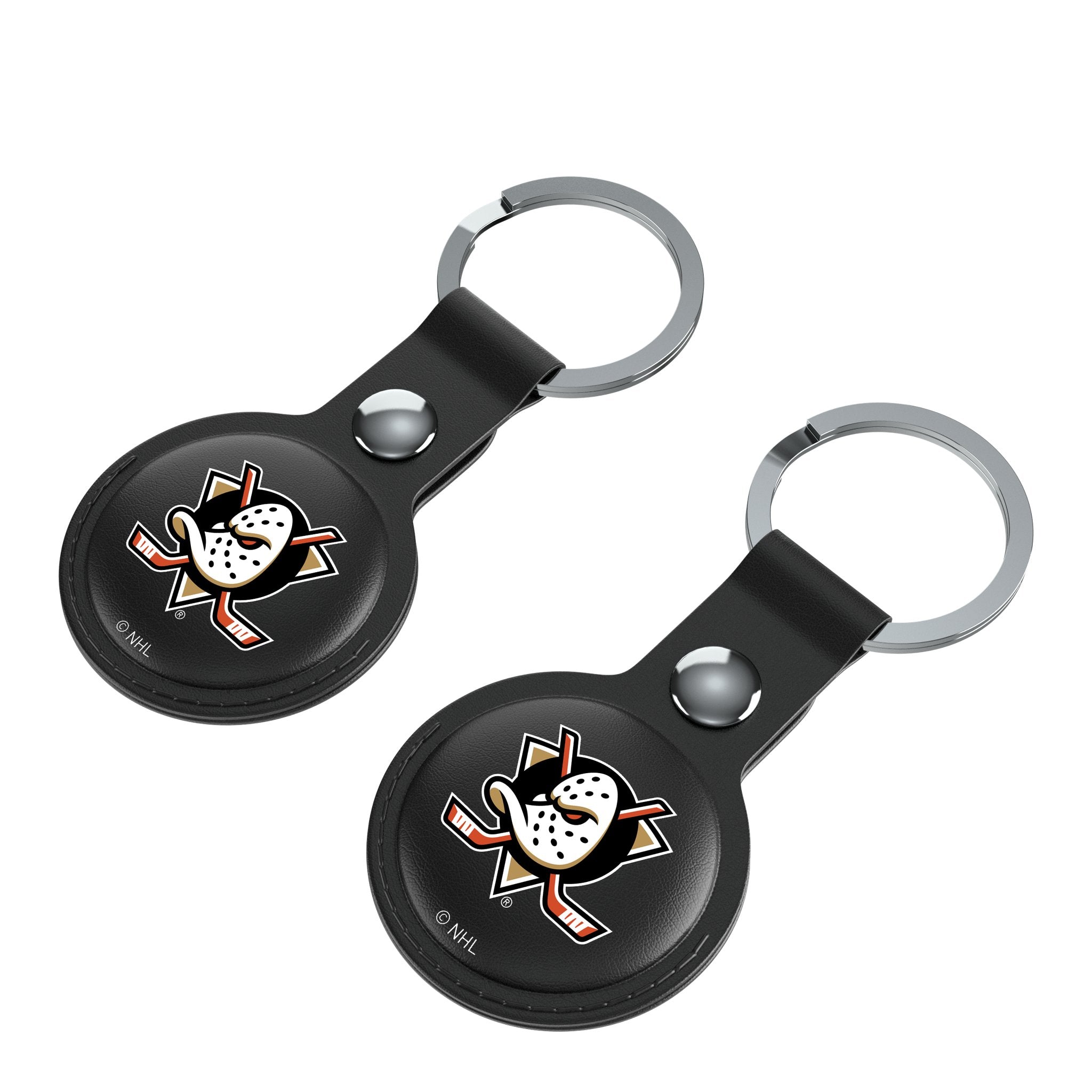 Anaheim Ducks Insignia Black Airtag Holder 2-Pack 3