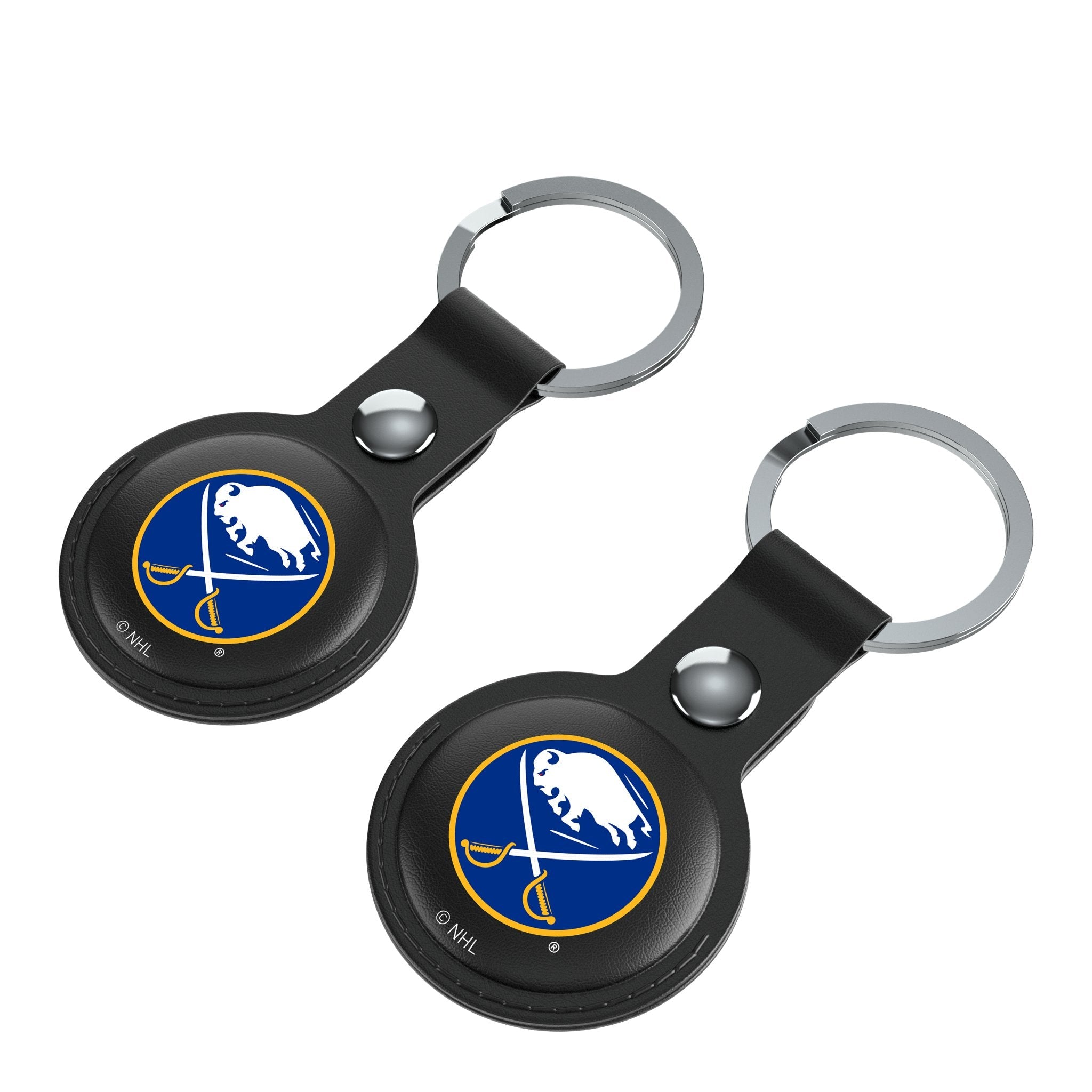 Buffalo Sabres Insignia Black Airtag Holder 2-Pack 3