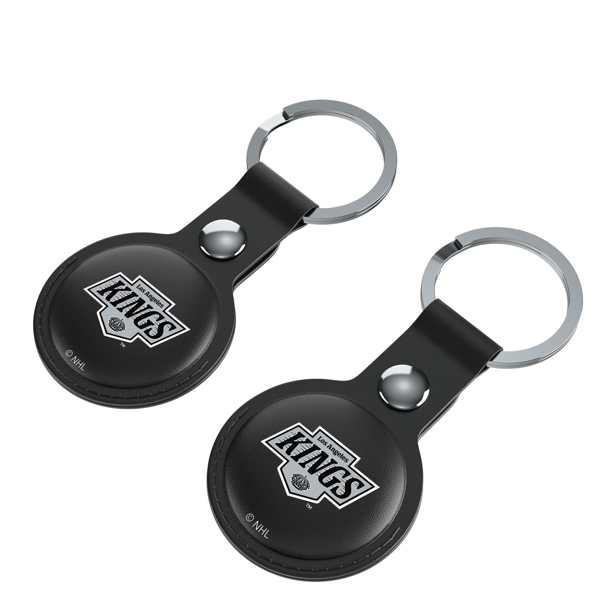 LA Kings Insignia Black Airtag Holder 2-Pack 3