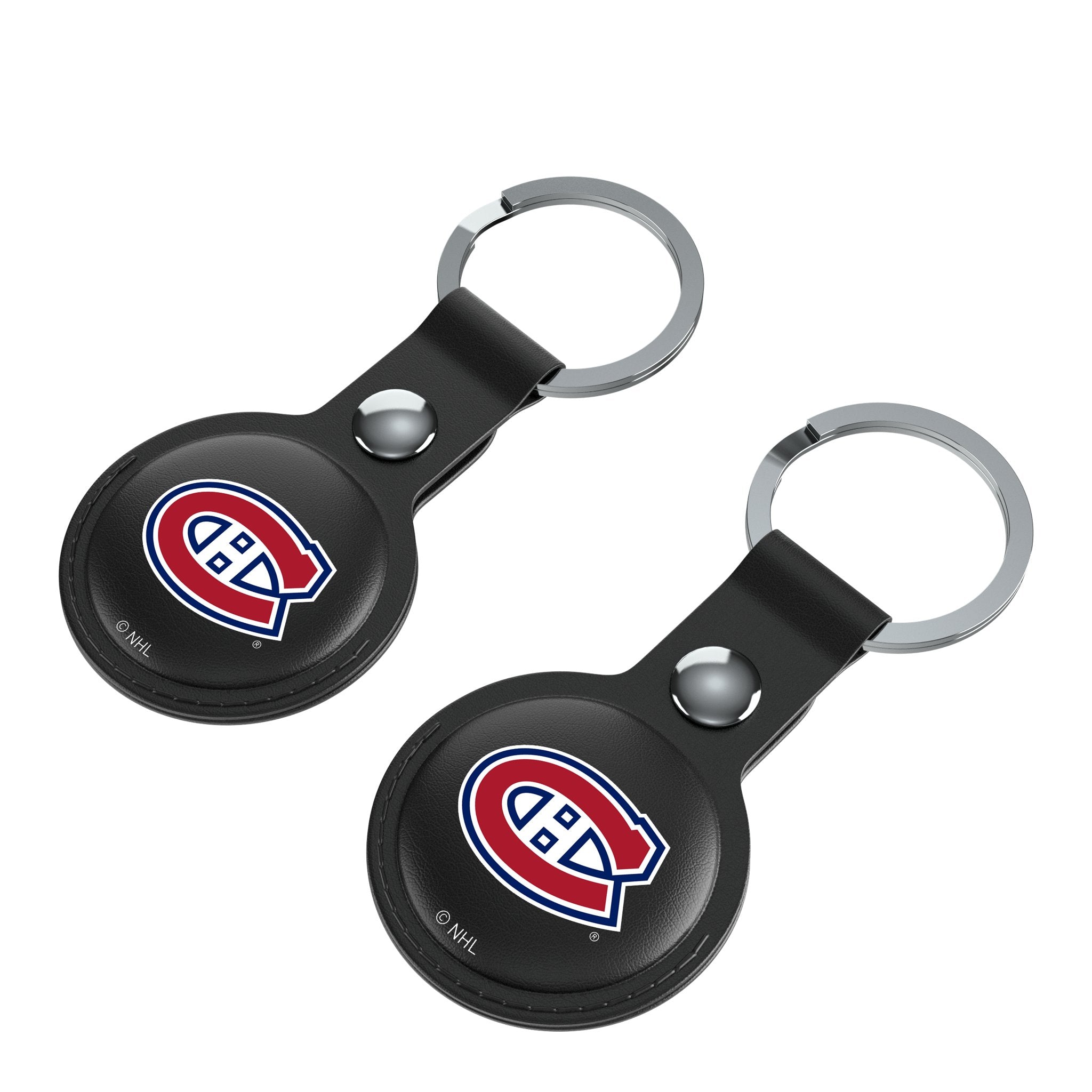 Montreal Canadiens Insignia Black Airtag Holder 2-Pack 3