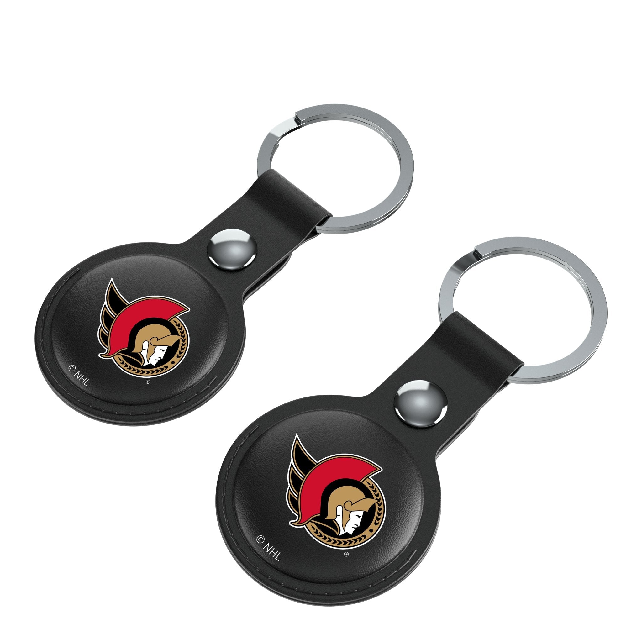 Ottawa Senators Insignia Black Airtag Holder 2-Pack 3