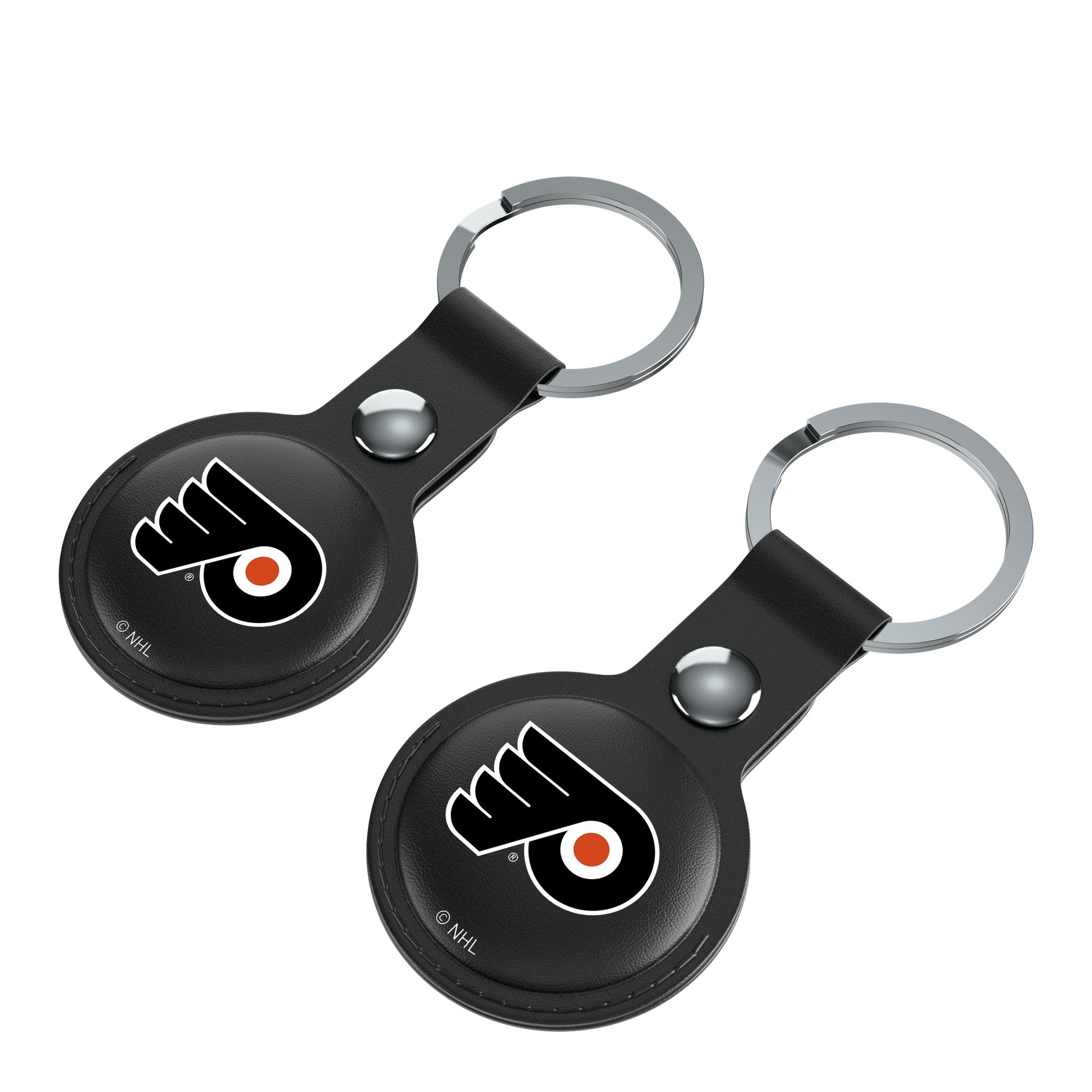 Philadelphia Flyers Insignia Black Airtag Holder 2-Pack 3