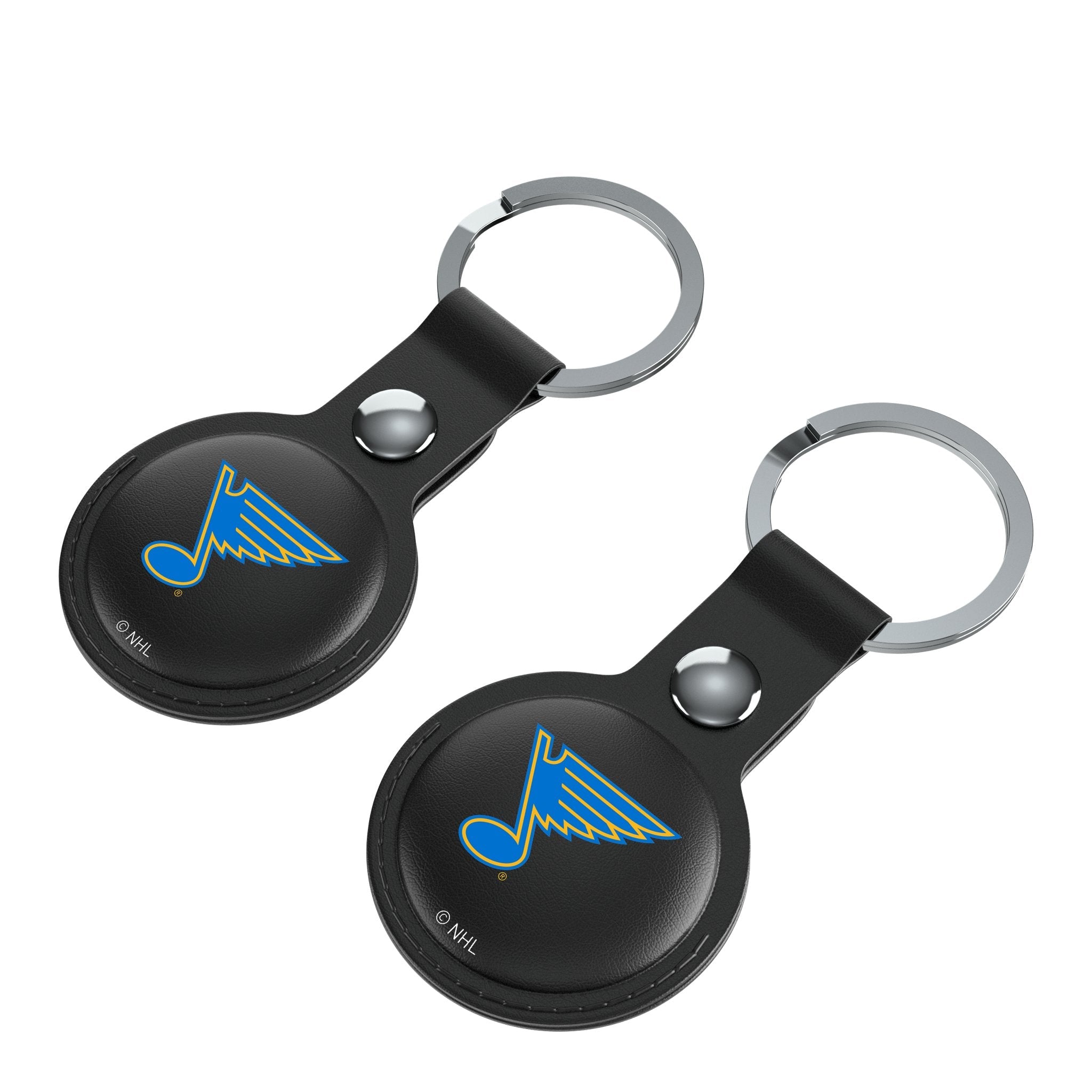 St. Louis Blues Insignia Black Airtag Holder 2-Pack 3