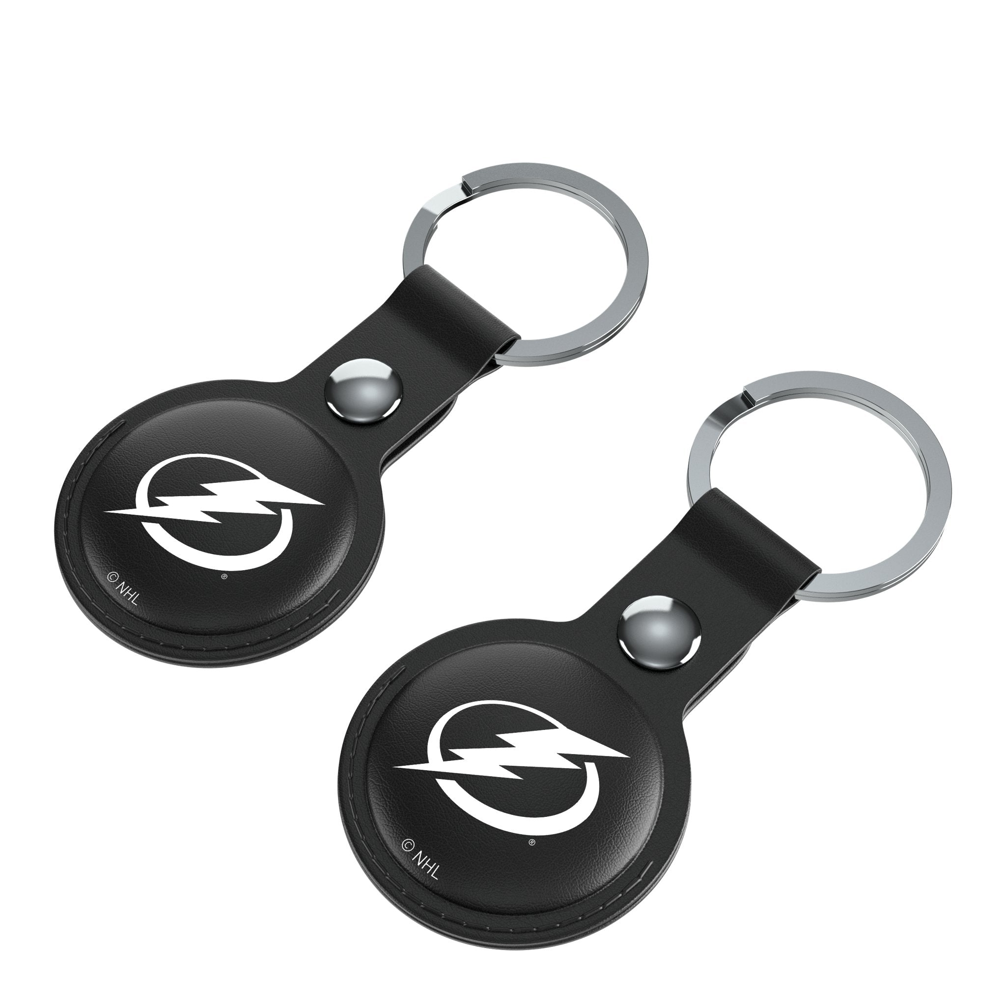 Tampa Bay Lightning Insignia Black Airtag Holder 2-Pack 3