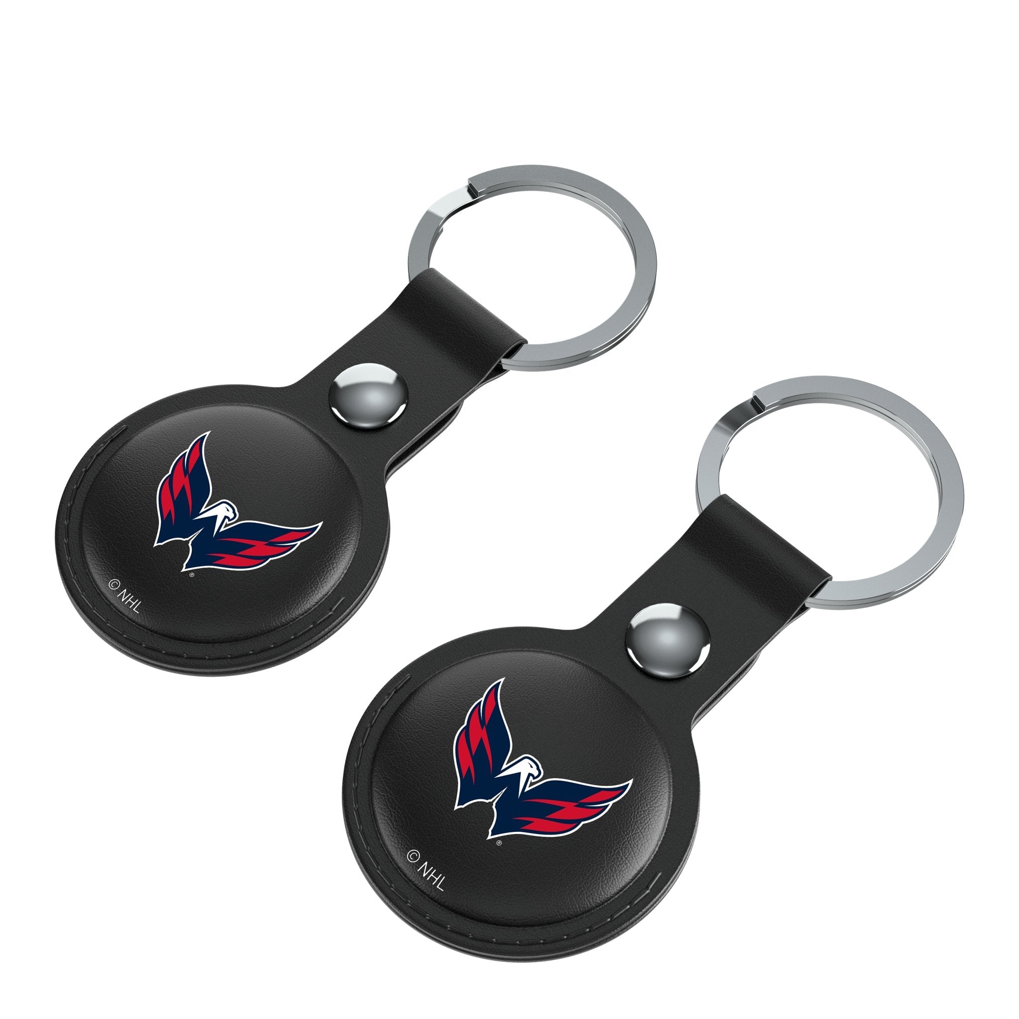 Washington Capitals Insignia Black Airtag Holder 2-Pack 3