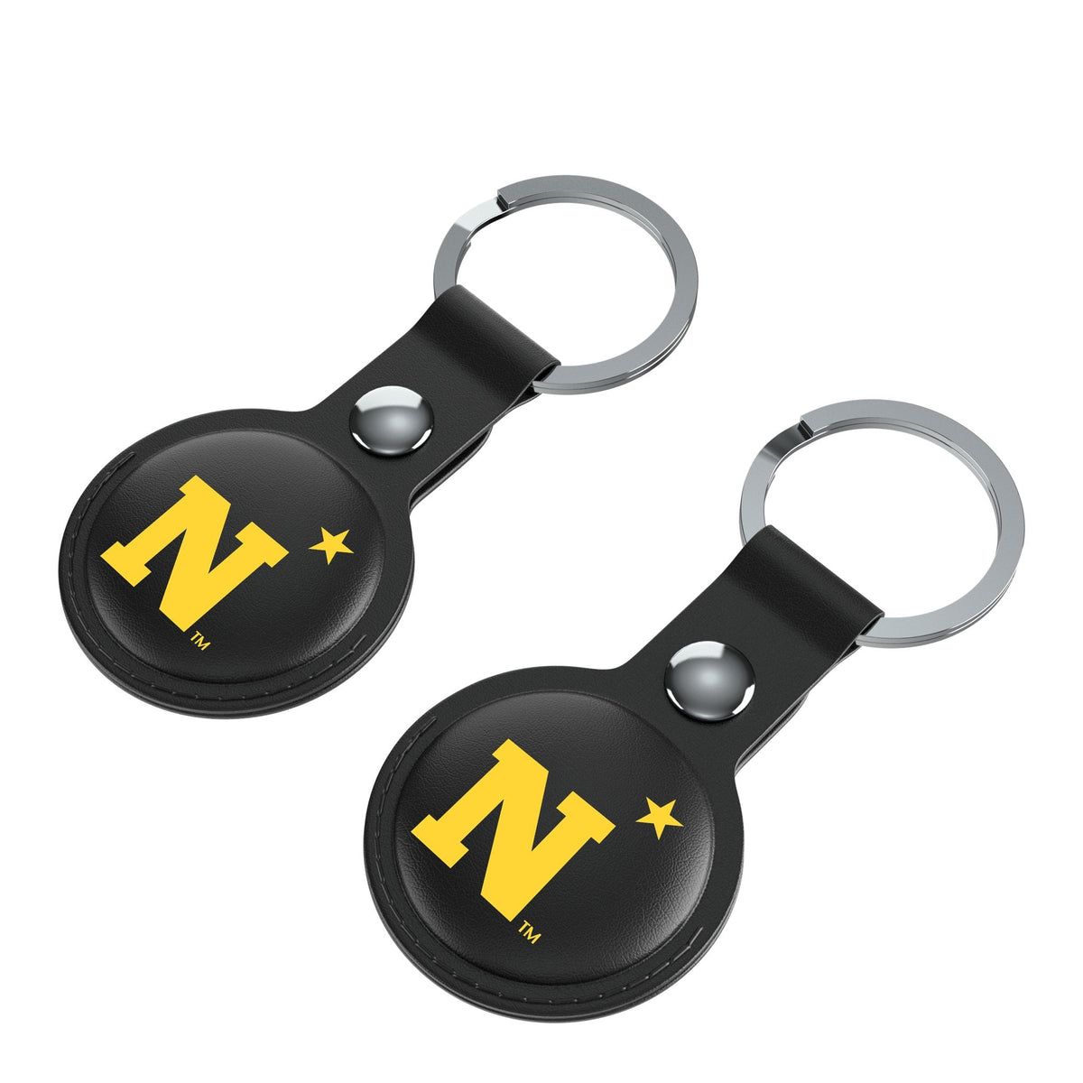 United State Naval Academy Midshipmen Insignia Black Airtag Holder 2-Pack 3