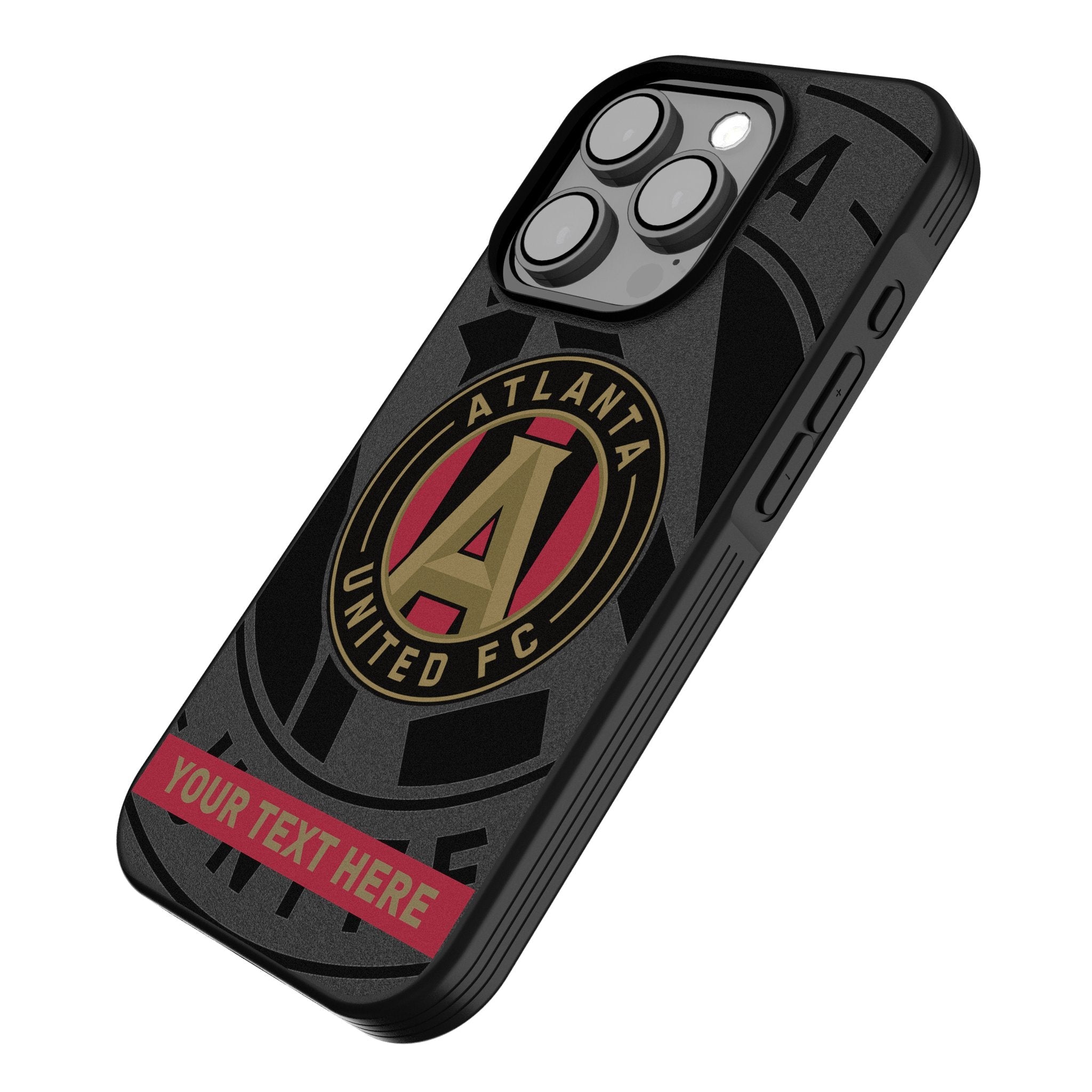 Atlanta United FC Personalized Tilt Bump Phone Case for Apple iPhone