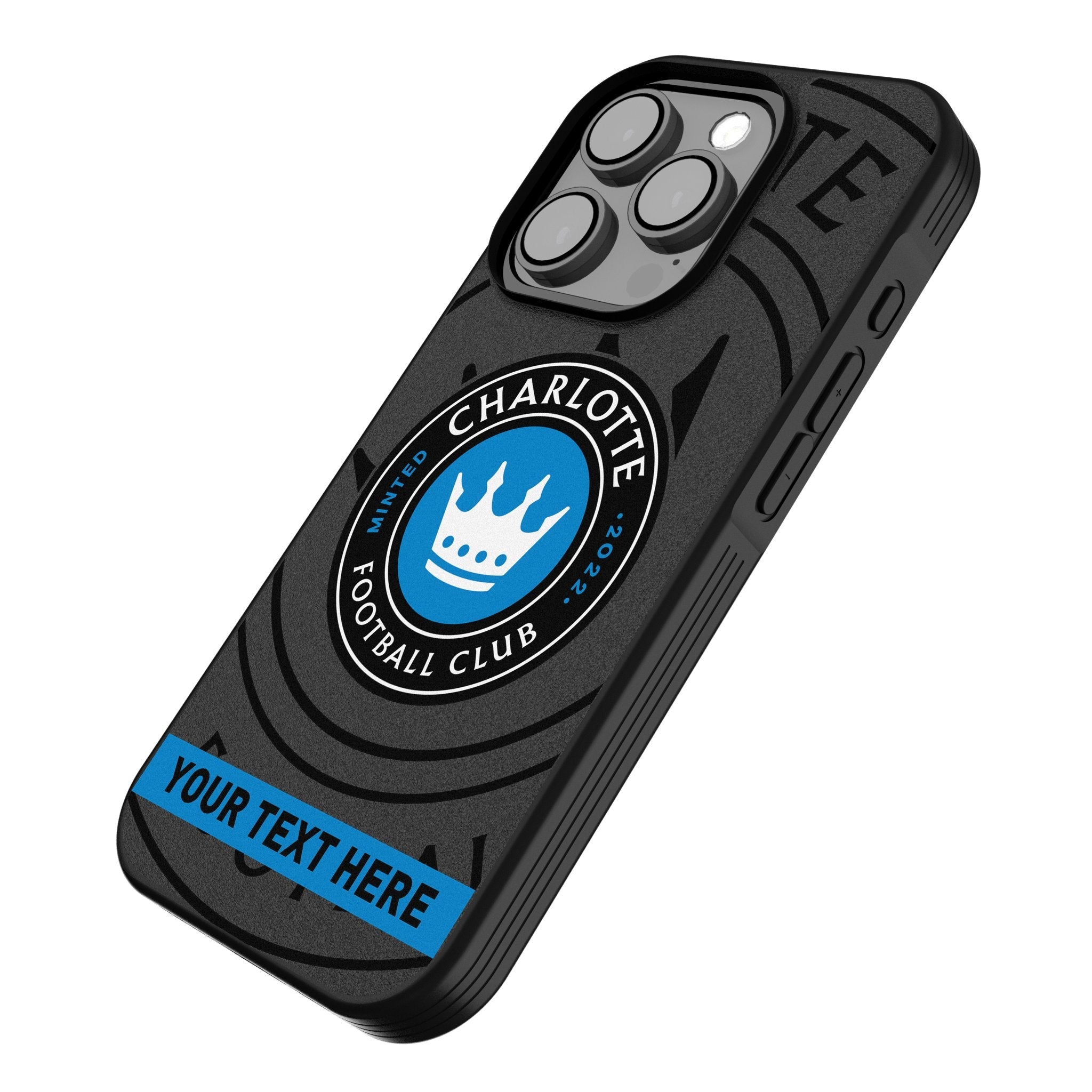 Charlotte FC Personalized Tilt Bump Phone Case for Apple iPhone 2