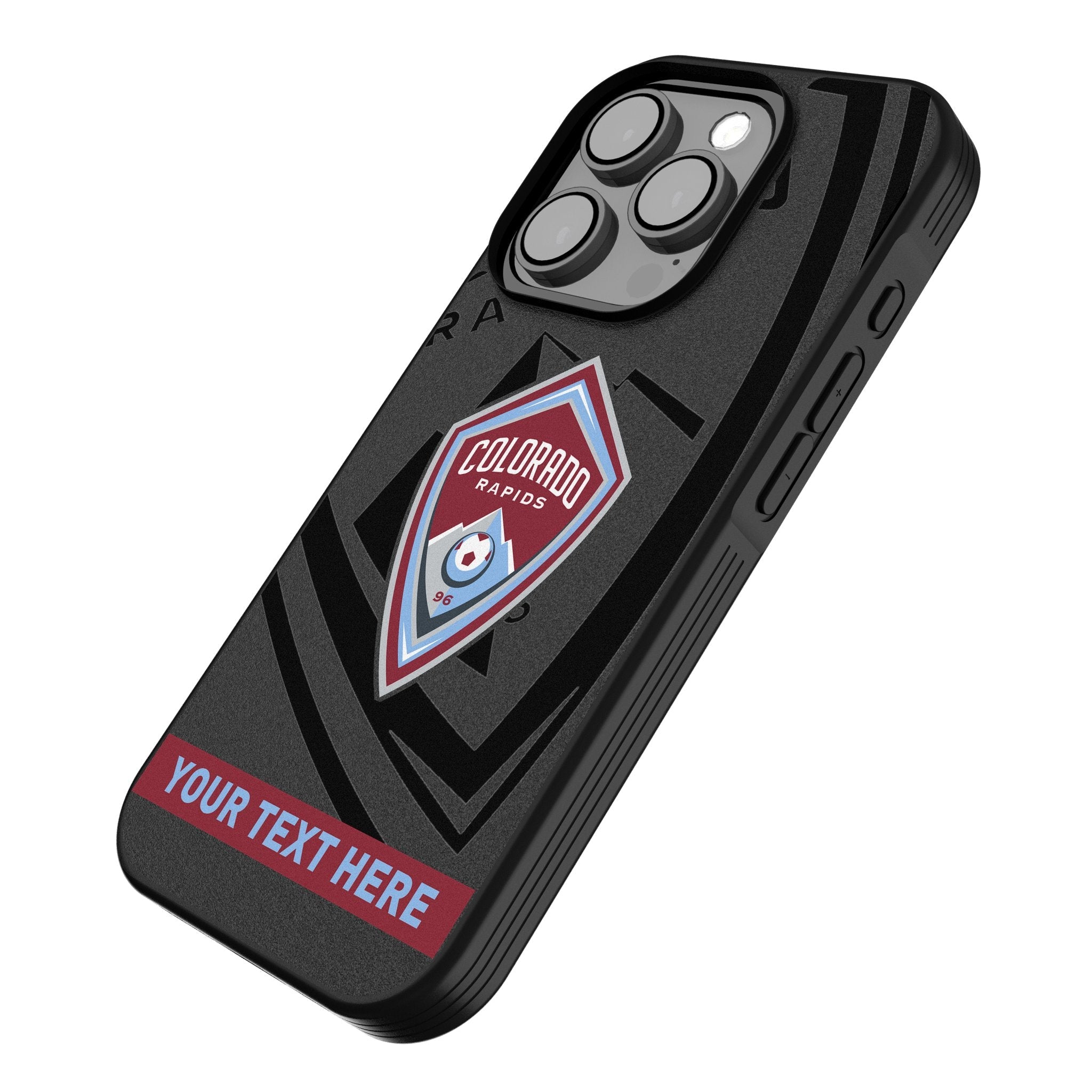 Colorado Rapids Personalized Tilt Bump Phone Case for Apple iPhone