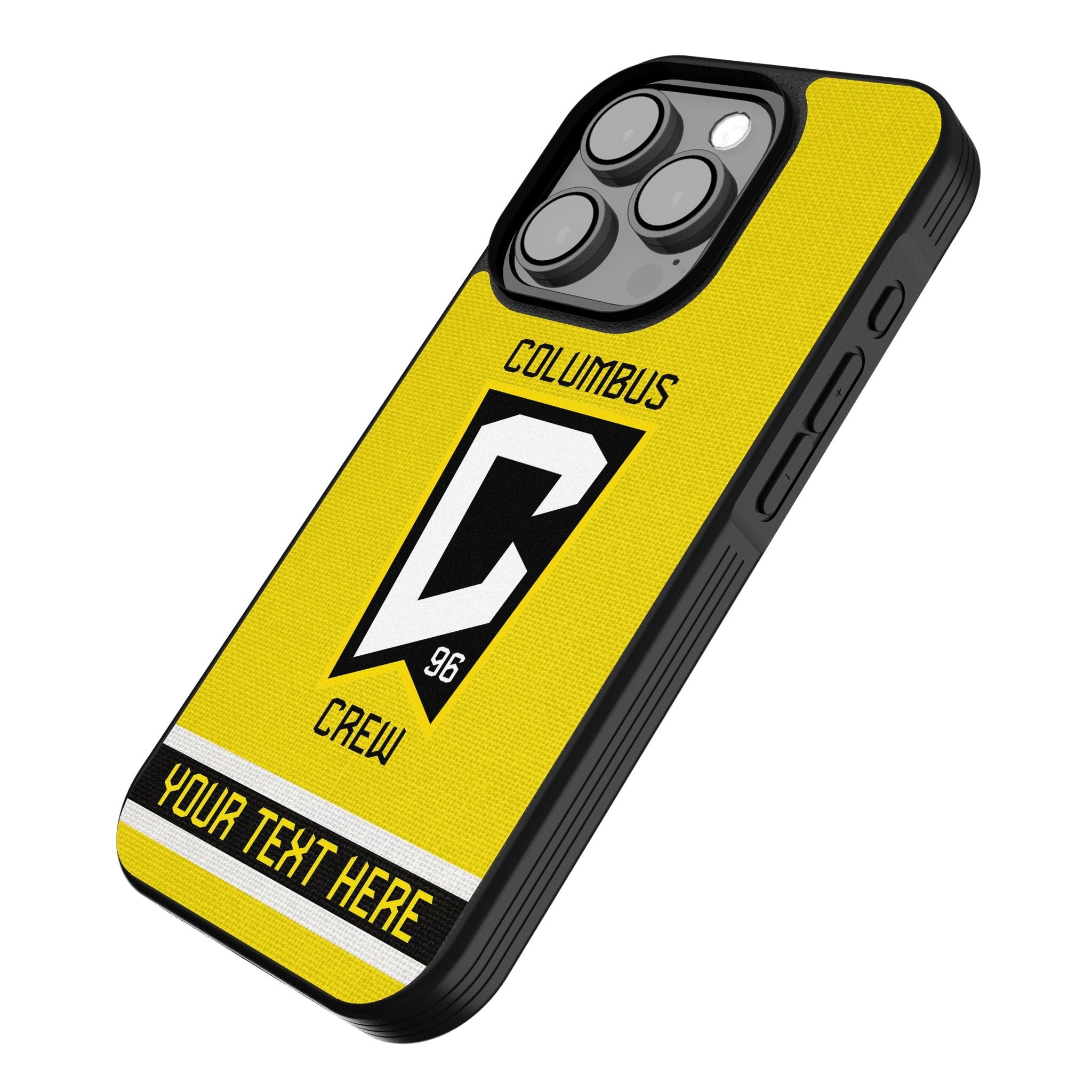 Columbus Crew Personalized Stripe Bump Phone Case for Apple iPhone