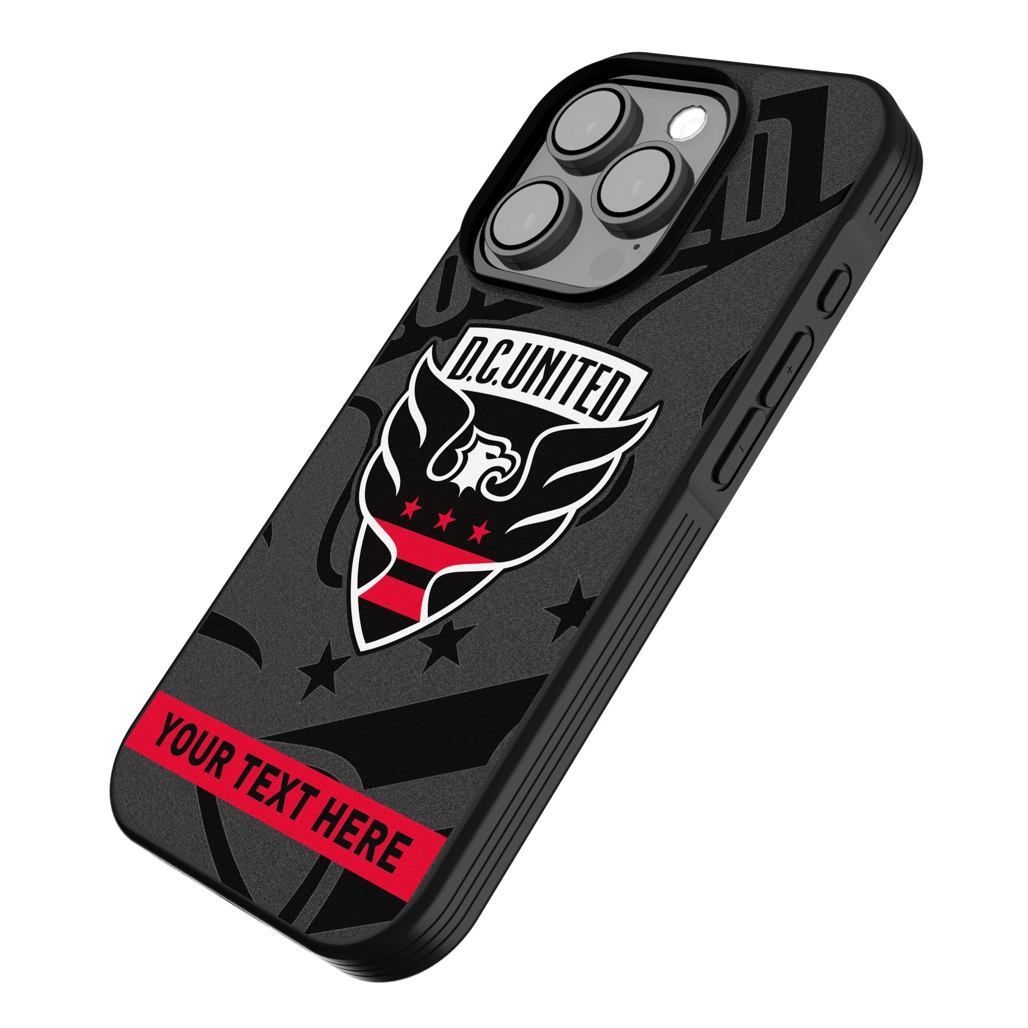 DC United Personalized Tilt Bump Phone Case for Apple iPhone