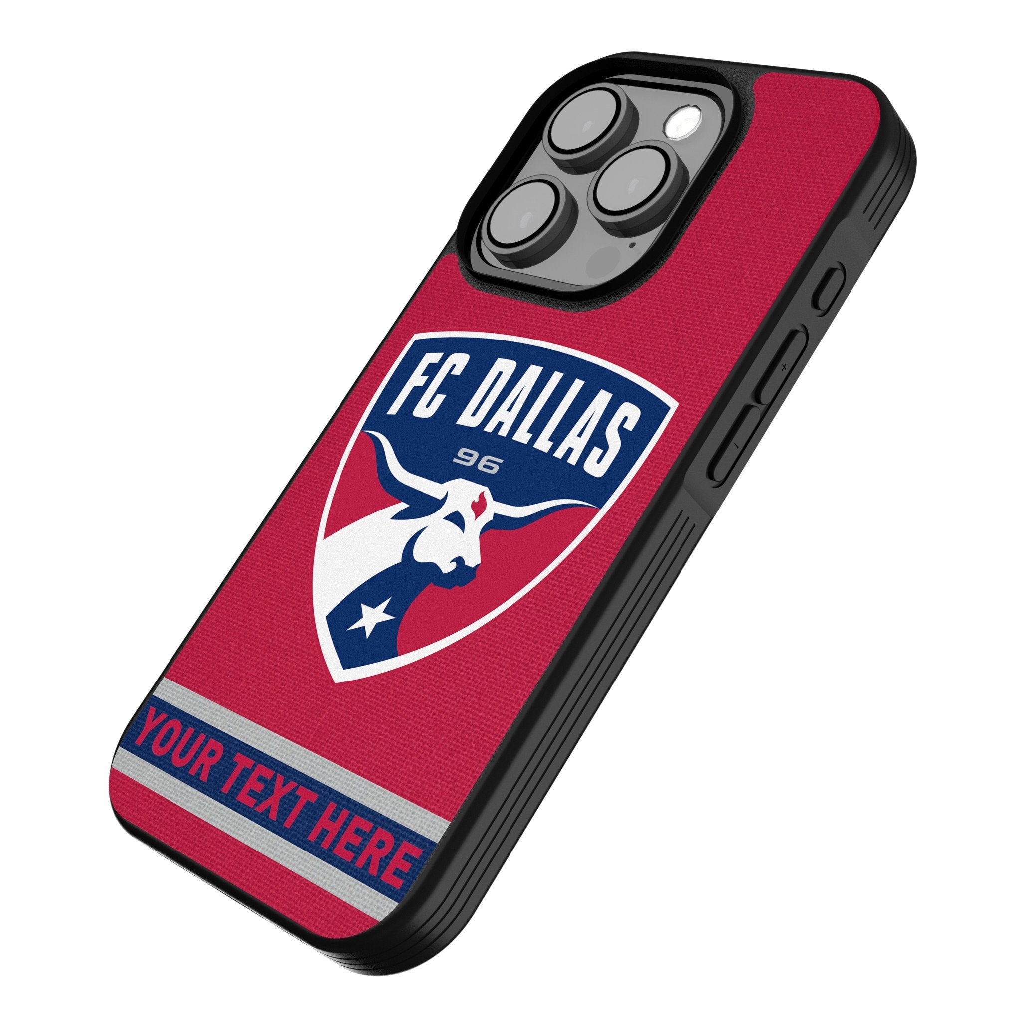 FC Dallas Personalized Stripe Bump Phone Case for Apple iPhone 2