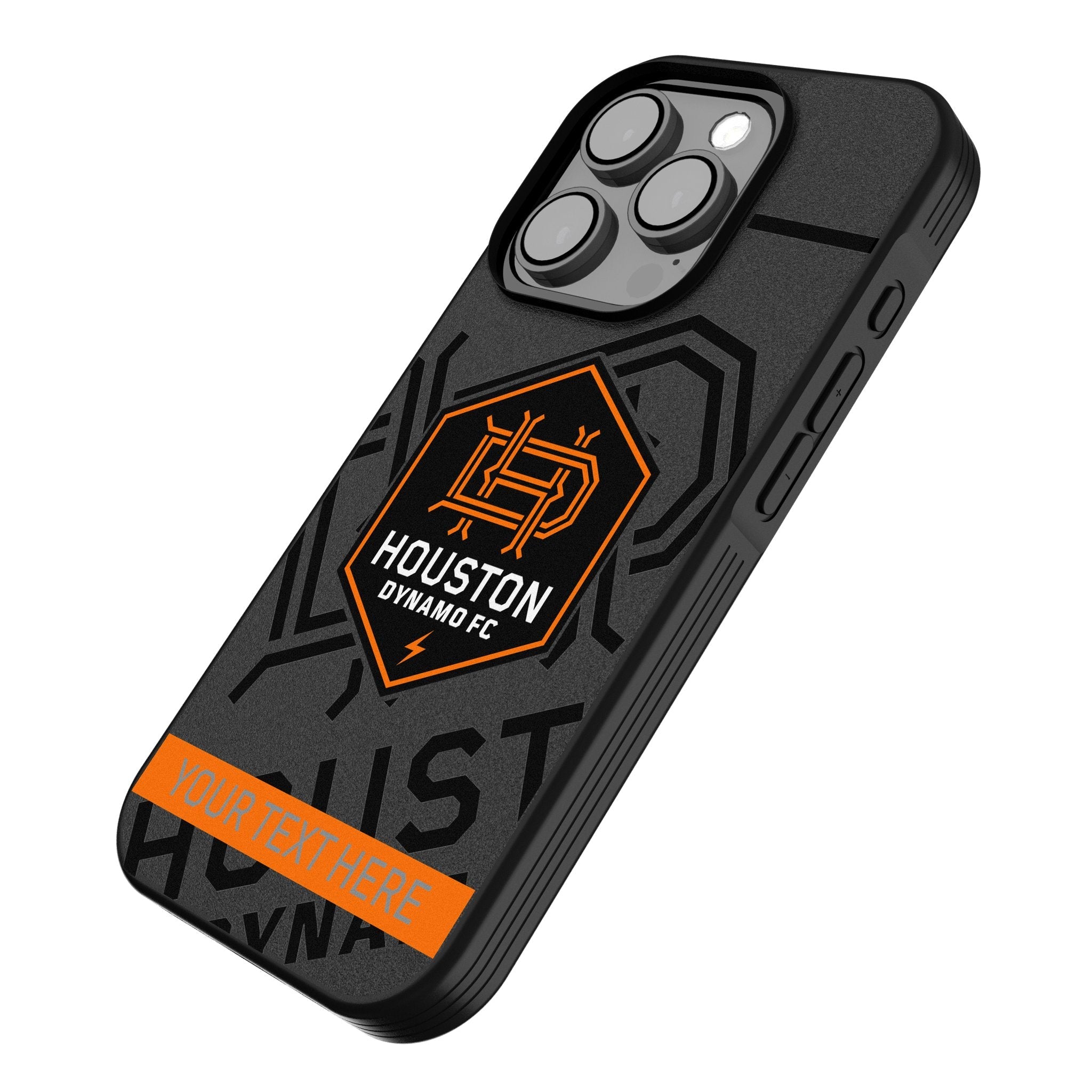 Houston Dynamo Personalized Tilt Bump Phone Case for Apple iPhone
