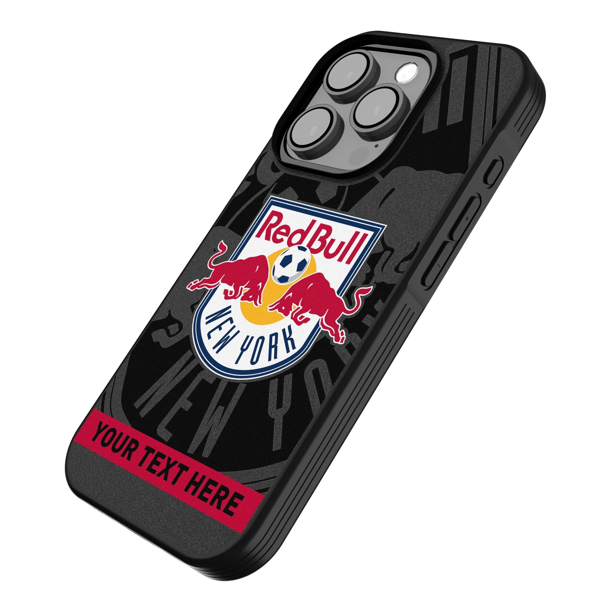 New York Red Bulls Personalized Tilt Bump Phone Case for Apple iPhone