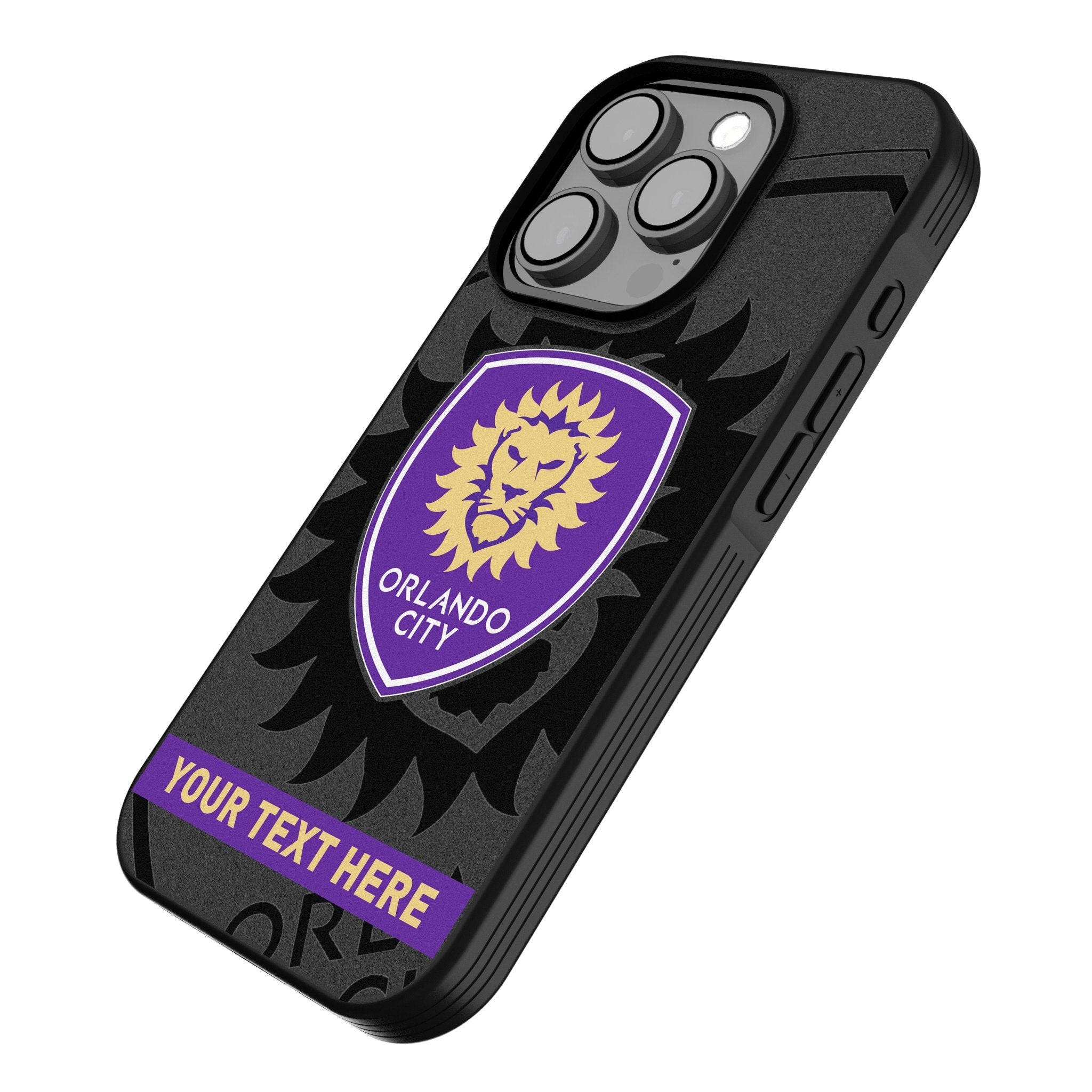 Orlando City Soccer Club Personalized Tilt Bump Phone Case for Apple iPhone