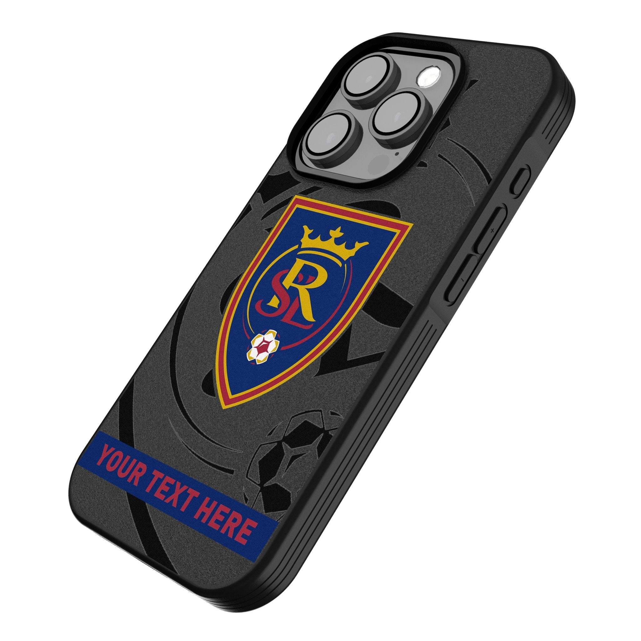 Real Salt Lake Personalized Tilt Bump Phone Case for Apple iPhone