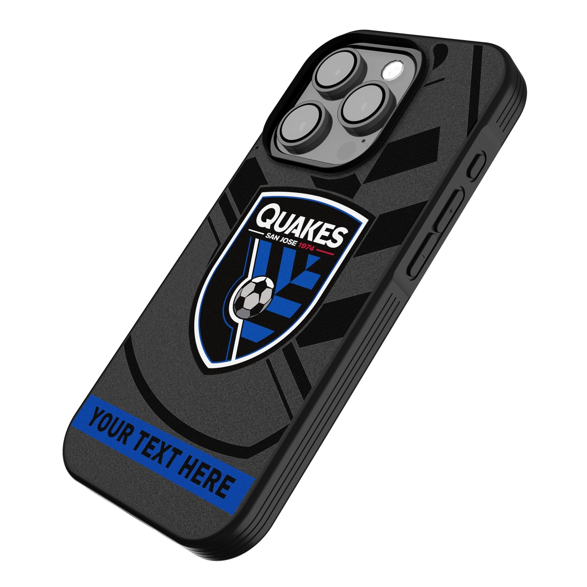 San Jose Earthquakes Personalized Tilt Bump Phone Case for Apple iPhone