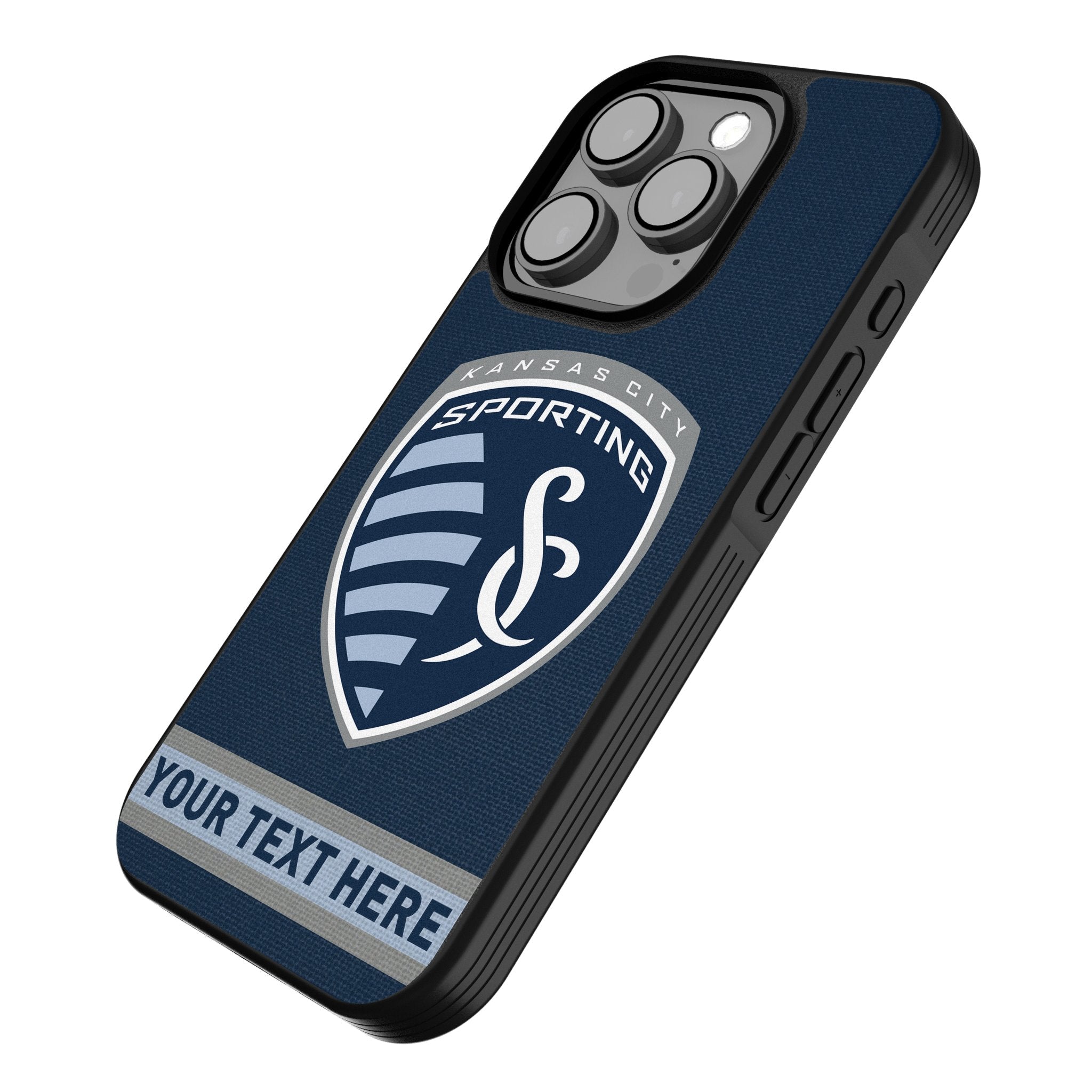 Sporting Kansas City Personalized Stripe Bump Phone Case for Apple iPhone 2