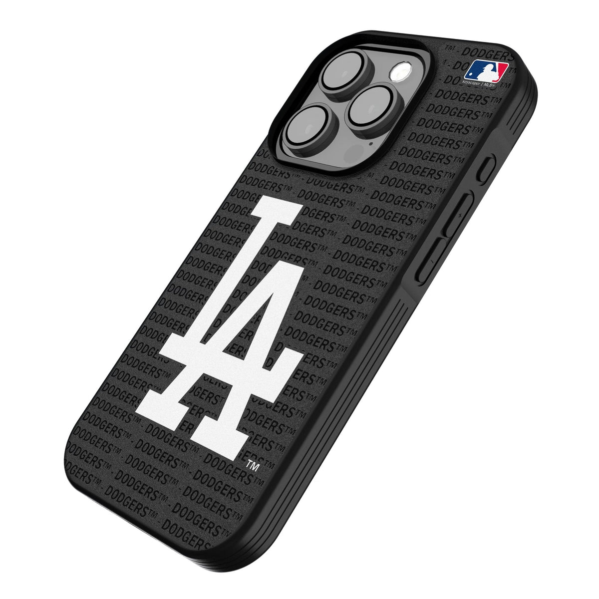 LA Dodgers Text Backdrop Bump Phone Case for Apple iPhone 2