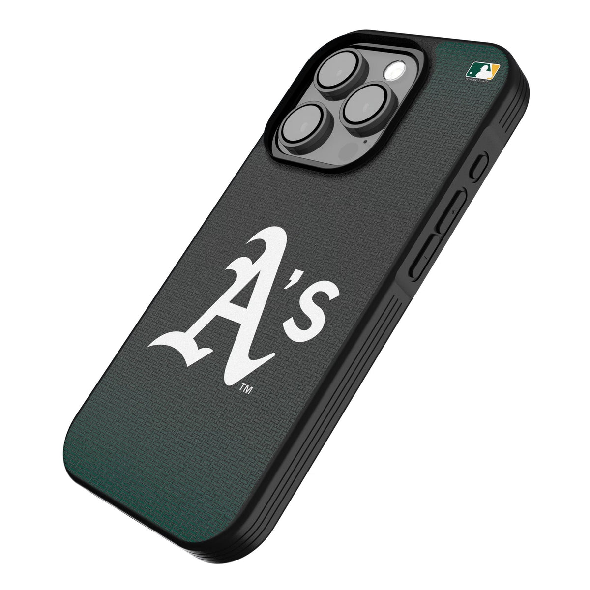 Oakland Athletics Linen Bump Phone Case for Apple iPhone 2
