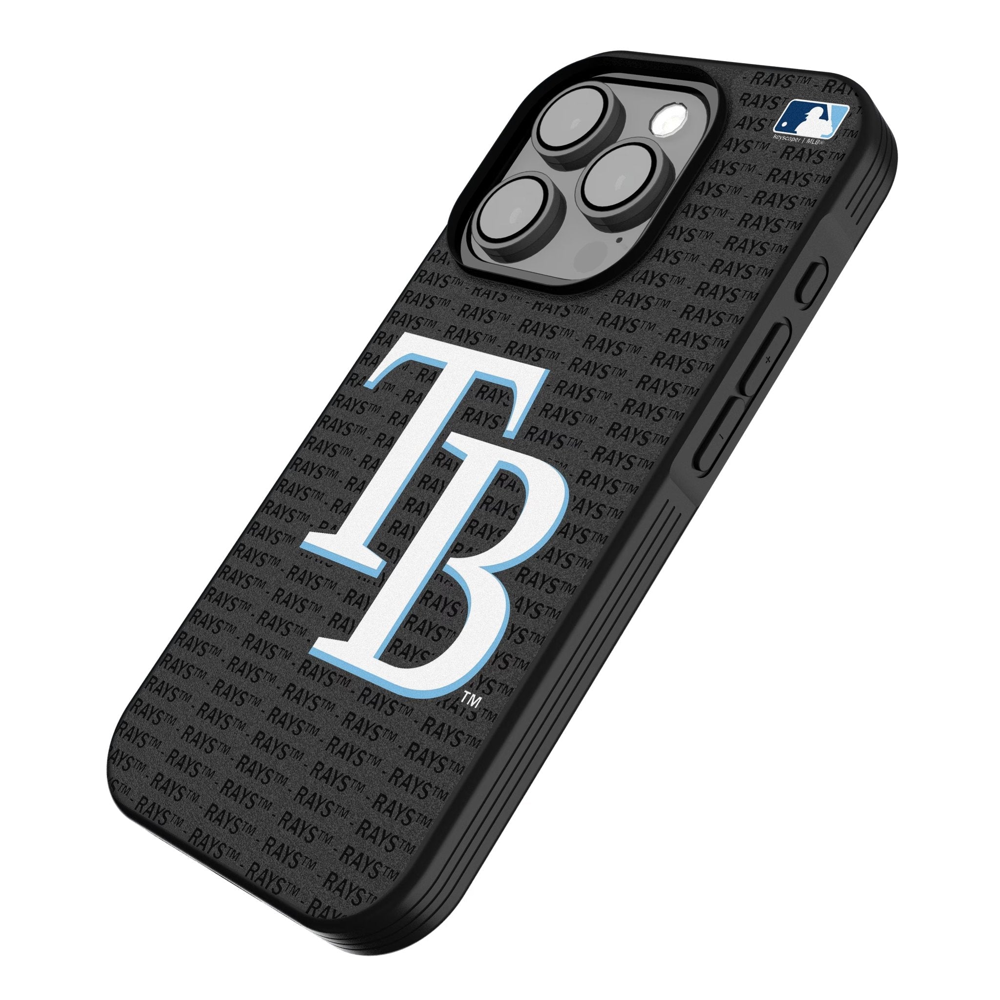 Tampa Bay Rays Text Backdrop Bump Phone Case for Apple iPhone 2