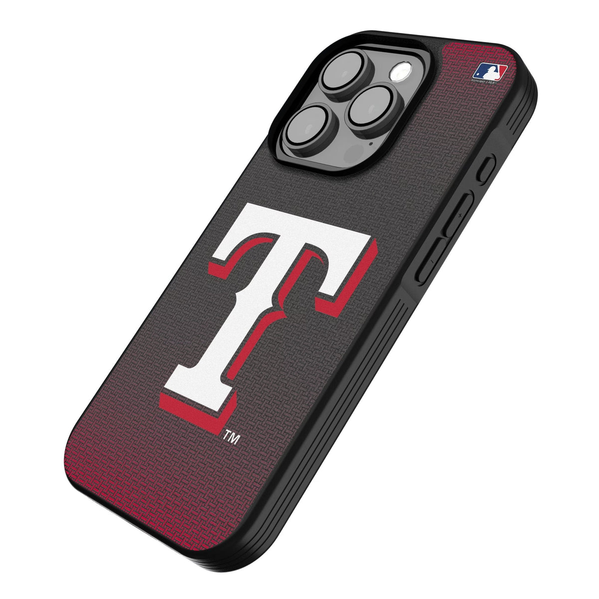Texas Rangers Linen Bump Phone Case for Apple iPhone