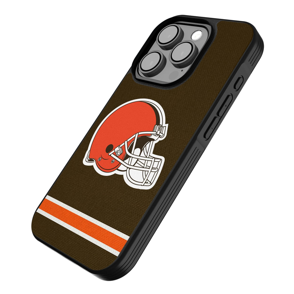Cleveland Browns Stripe Bump Phone Case for Apple iPhone 2