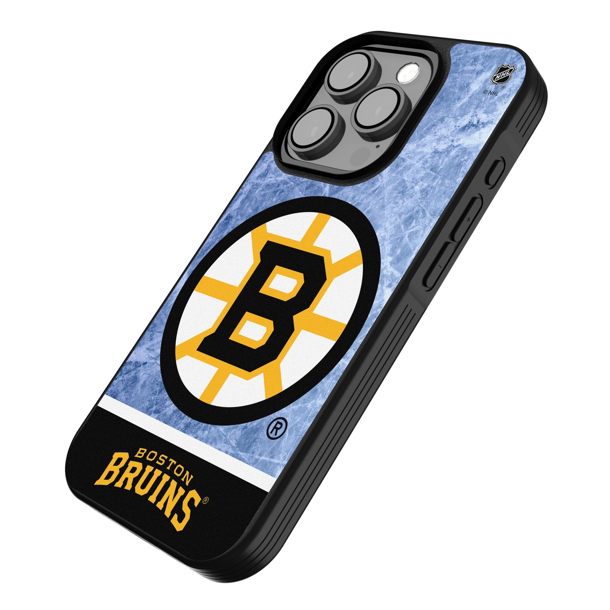 Boston Bruins Ice Wordmark Bump Phone Case for Apple iPhone