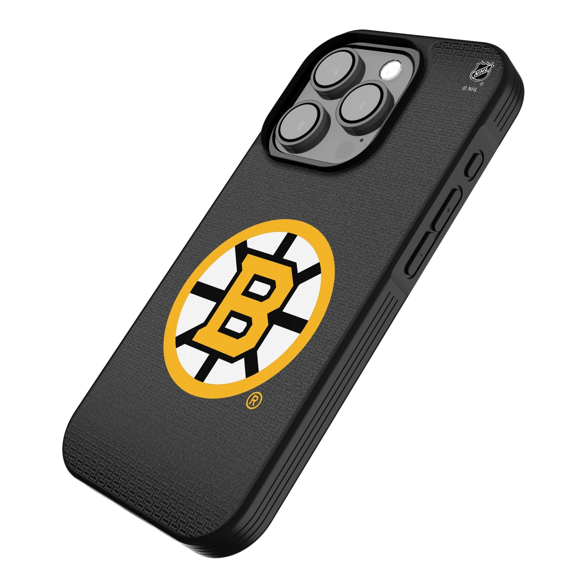 Boston Bruins Linen Bump Phone Case for Apple iPhone