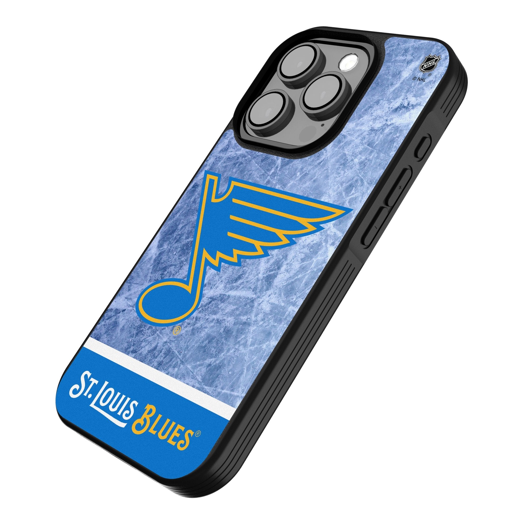 St. Louis Blues Ice Wordmark Bump Phone Case for Apple iPhone