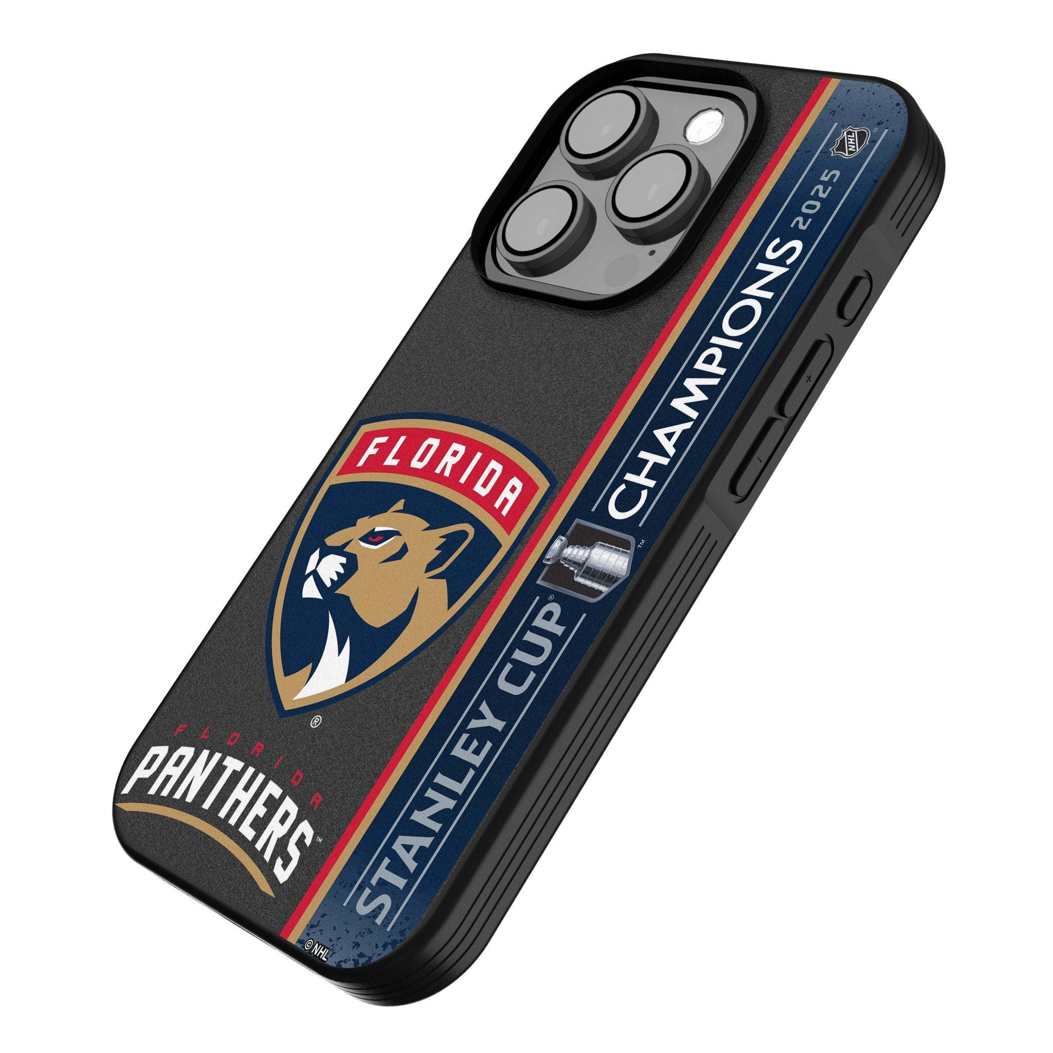 Florida Panthers 2025 Stanley Cup Bump Phone Case for Apple iPhone