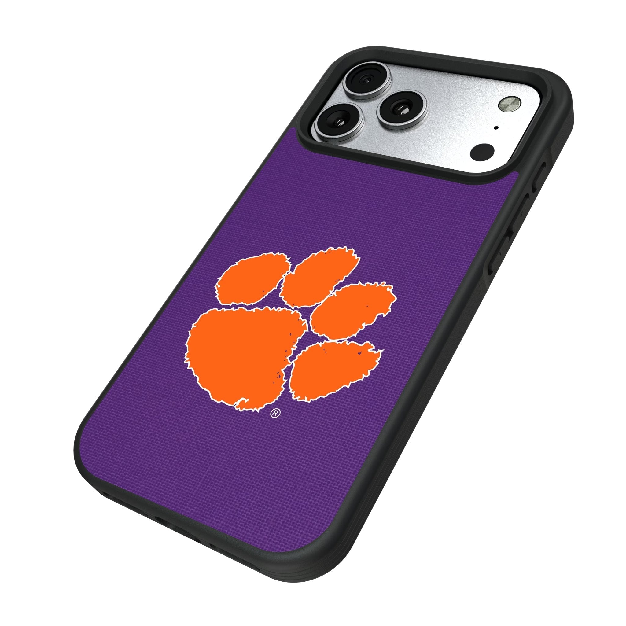 Clemson University Tigers Solid Bump Phone Case for Apple iPhone 17 Series 5