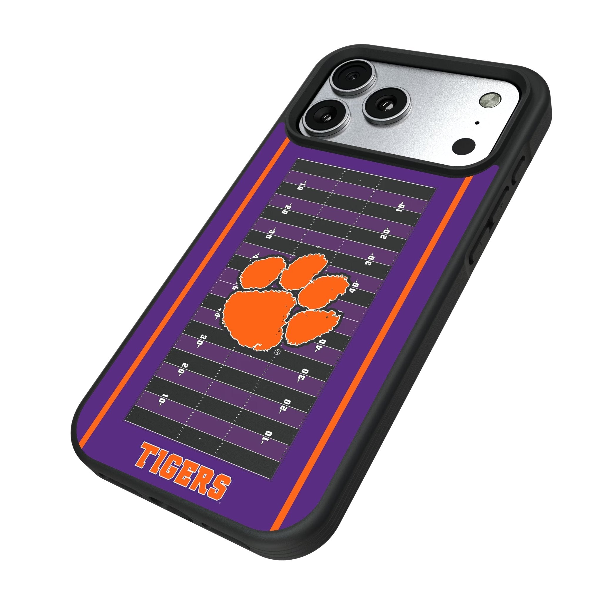 Clemson University Tigers Field Bump Phone Case for Apple iPhone 17 Series 5