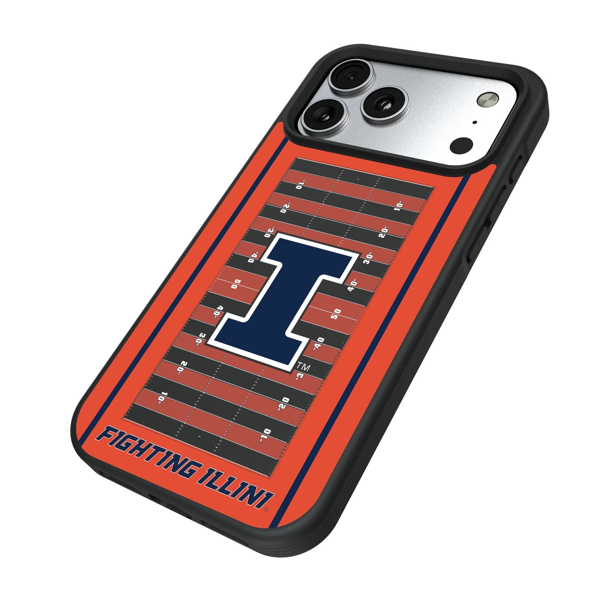 University of Illinois Fighting Illini Field Bump Phone Case for Apple iPhone 17 Series 5