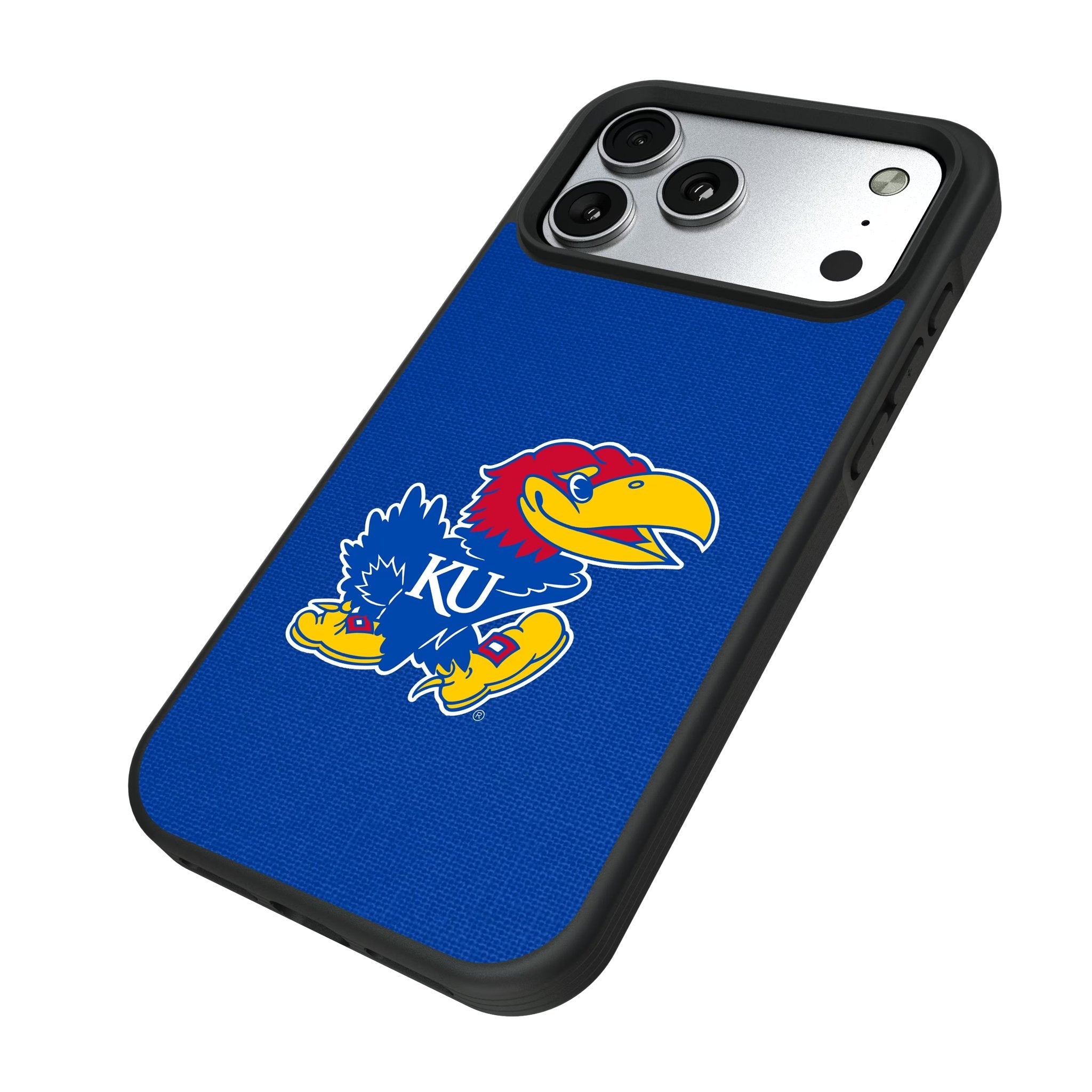 University of Kansas Jayhawks Solid Bump Phone Case for Apple iPhone 17 Series 5