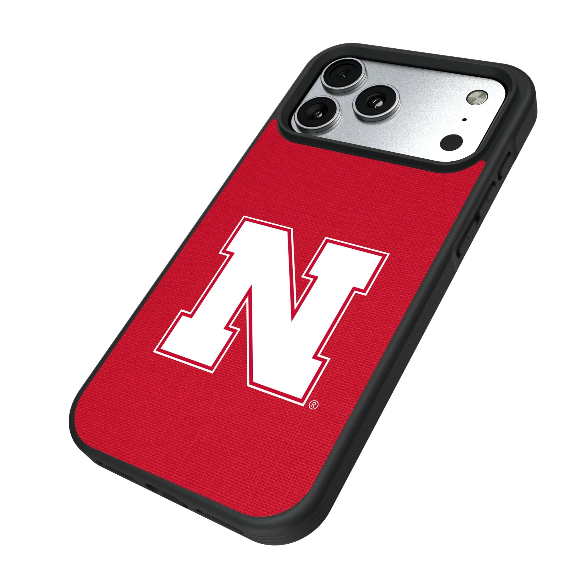 University of Nebraska Huskers Block N Solid Bump Phone Case for Apple iPhone 17 Series 5