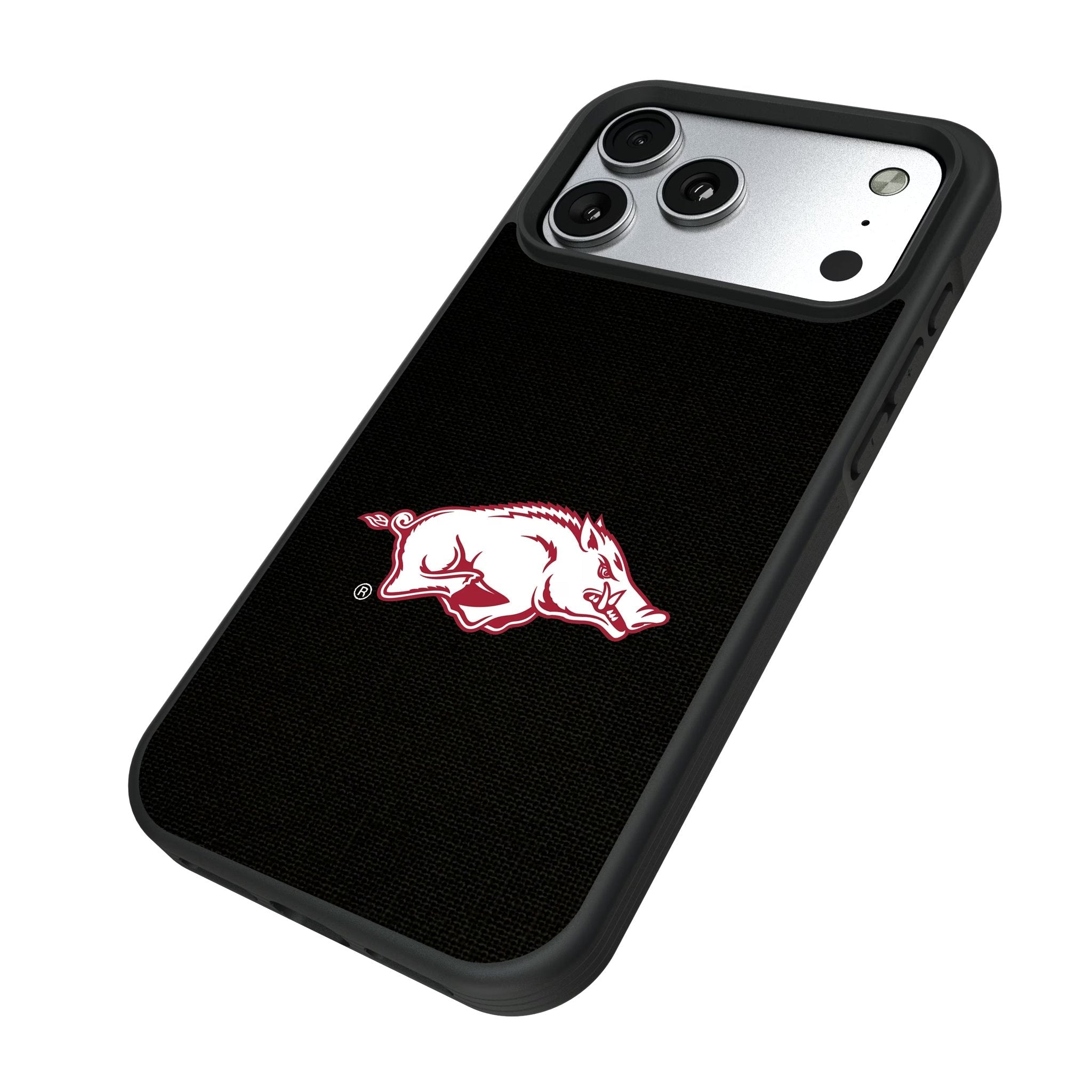 University of Arkansas Fayetteville Razorbacks Solid Bump Phone Case for Apple iPhone 17 Series 5