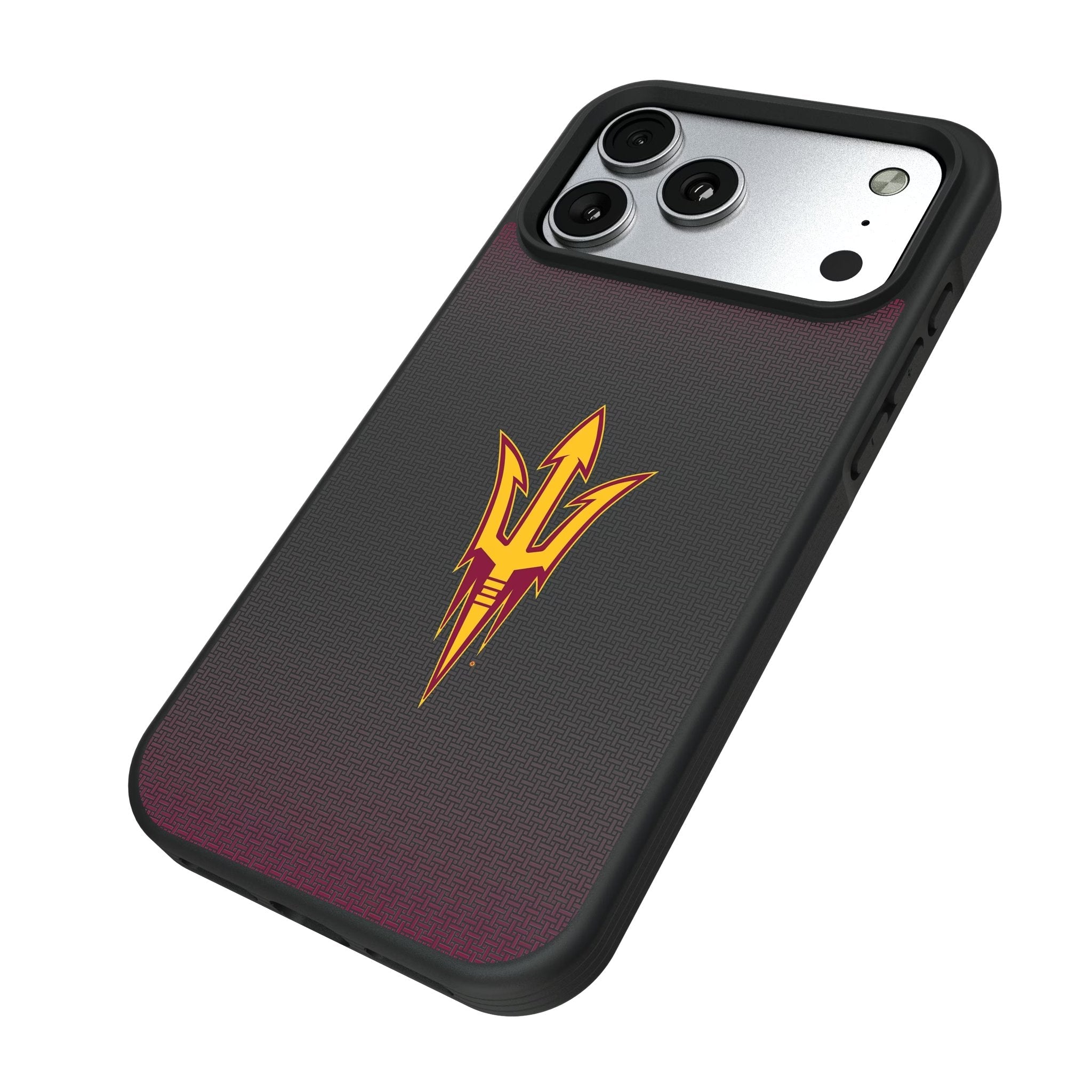 Arizona State University Sun Devils Linen Bump Phone Case for Apple iPhone 17 Series 5