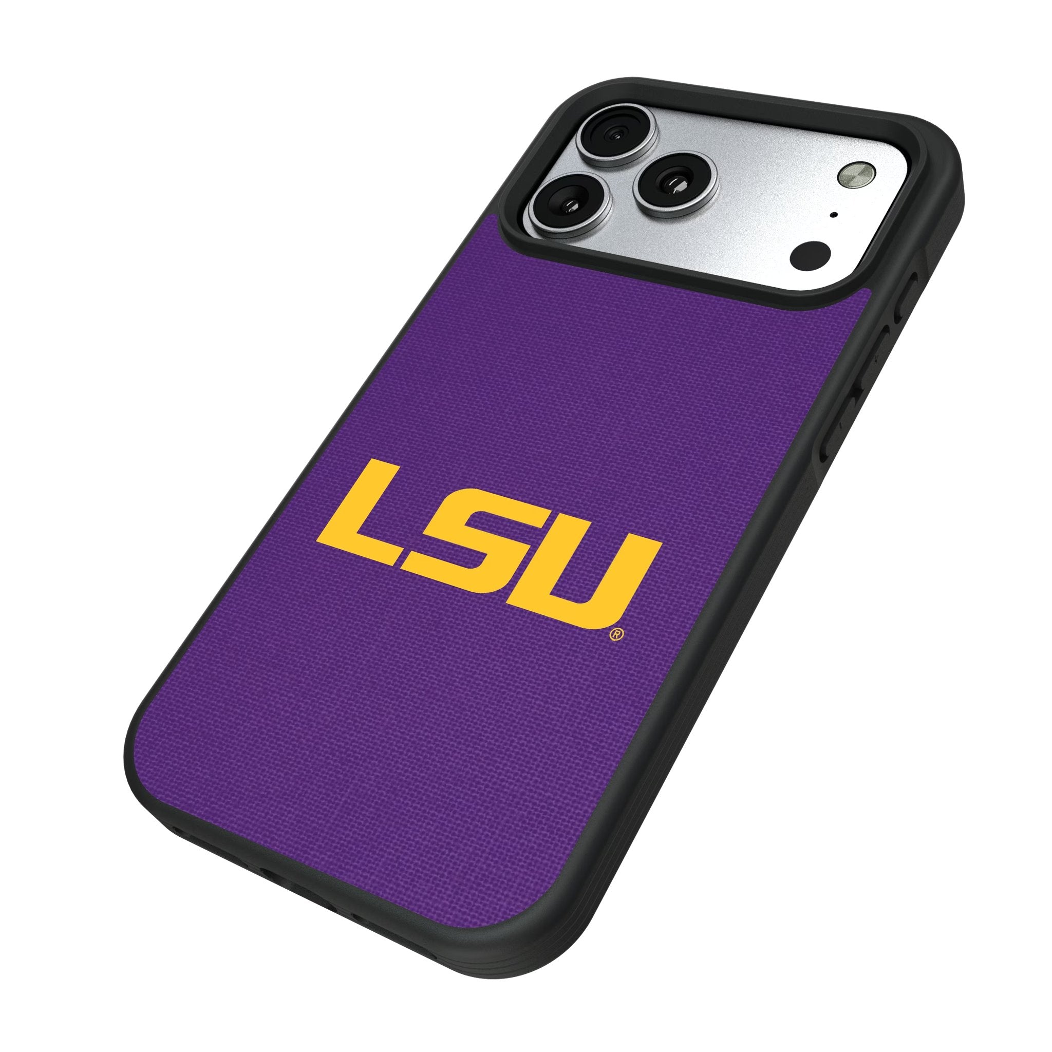 Louisiana State University Tigers Solid Bump Phone Case for Apple iPhone 17 Series 5