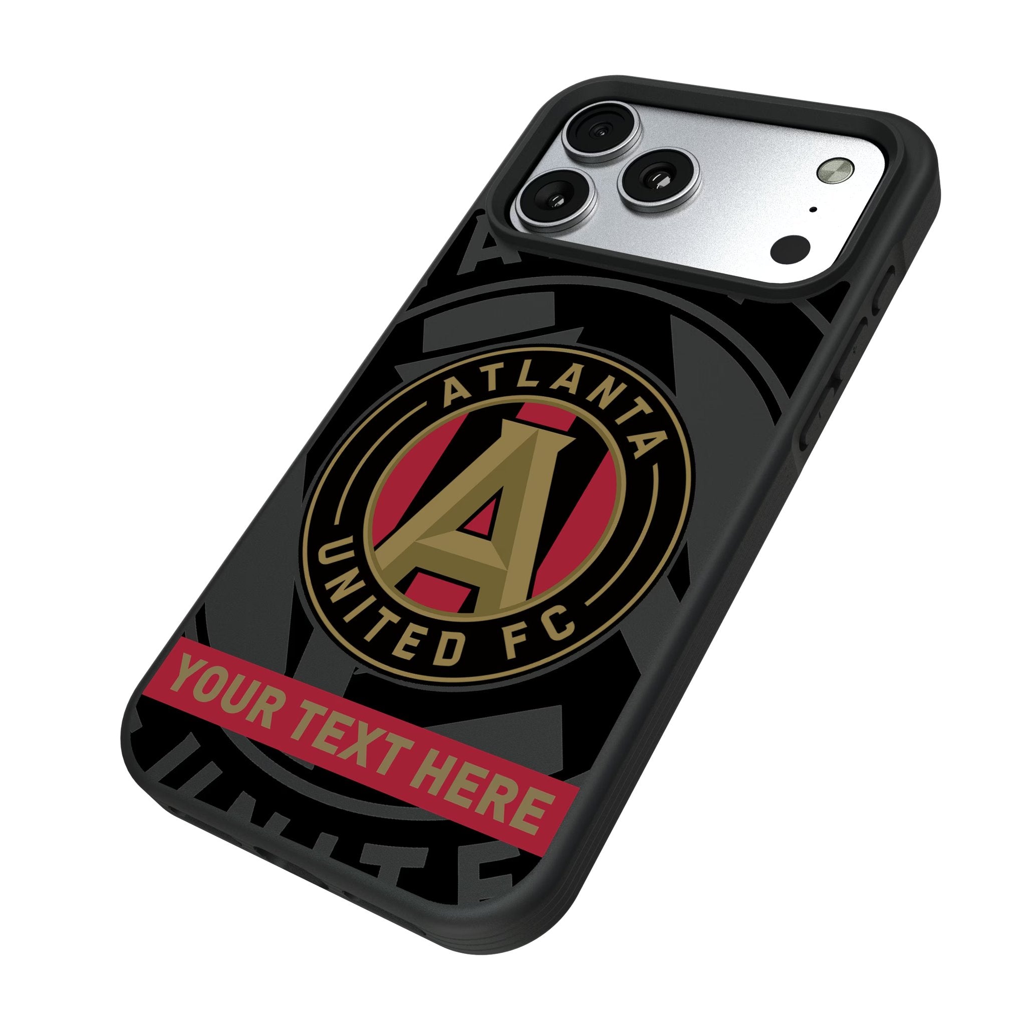 Atlanta United FC Personalized Tilt Bump Phone Case for Apple iPhone 17 Series 5