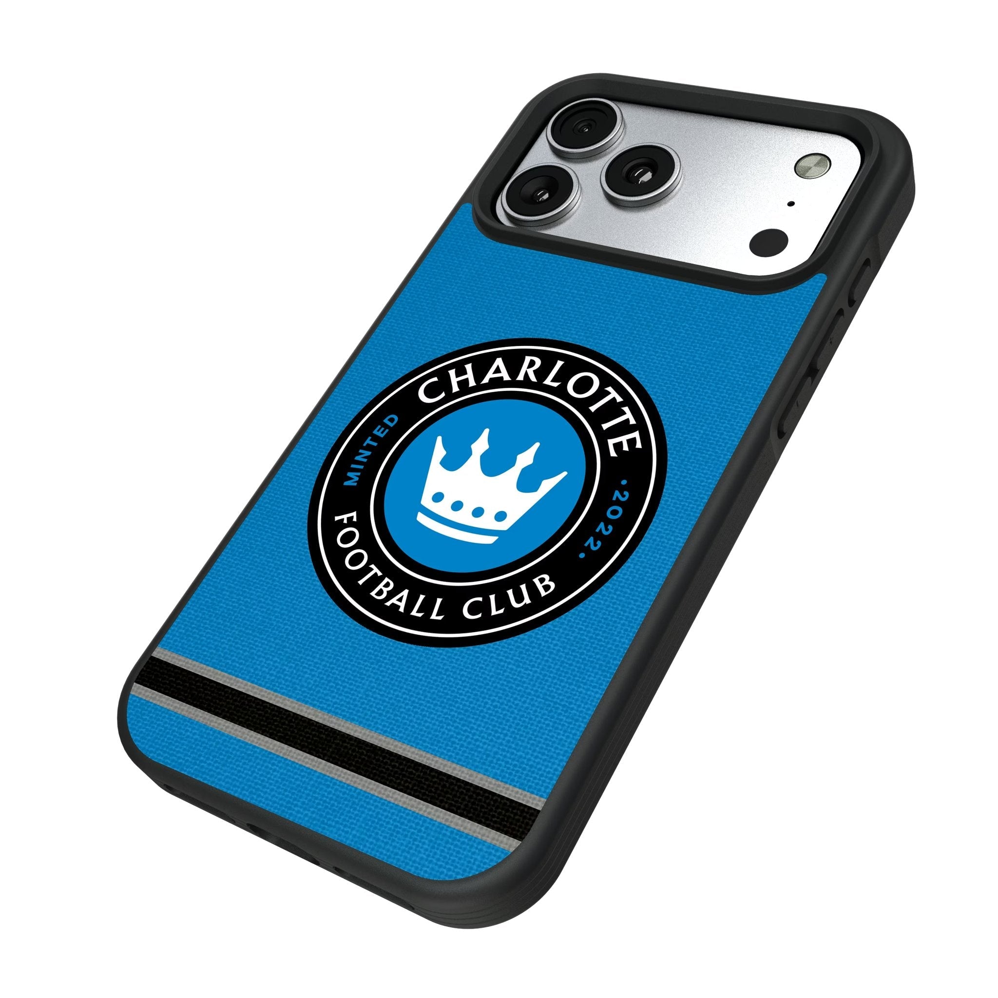 Charlotte FC Stripe Bump Phone Case for Apple iPhone 17 Series 5