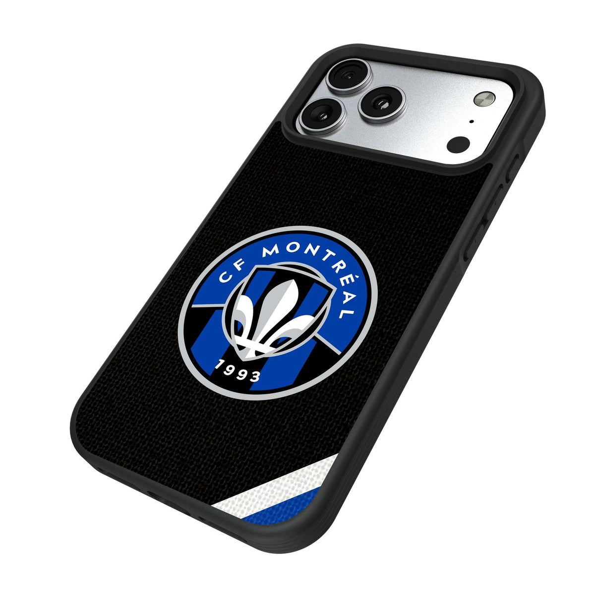 CF Montreal Diagonal Stripe Bump Phone Case for Apple iPhone 17 Series 5