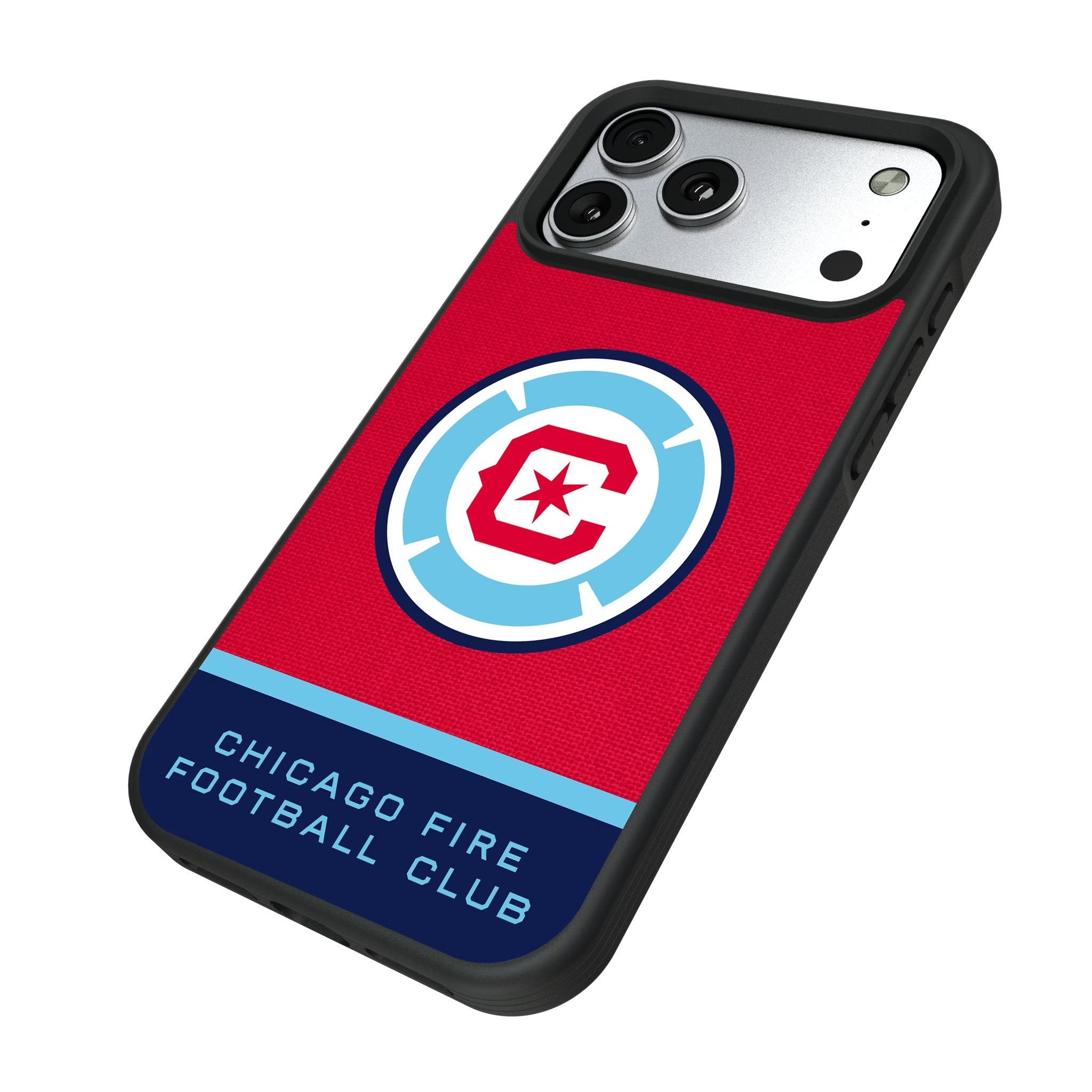 Chicago Fire Endzone Solid Bump Phone Case for Apple iPhone 17 Series 5