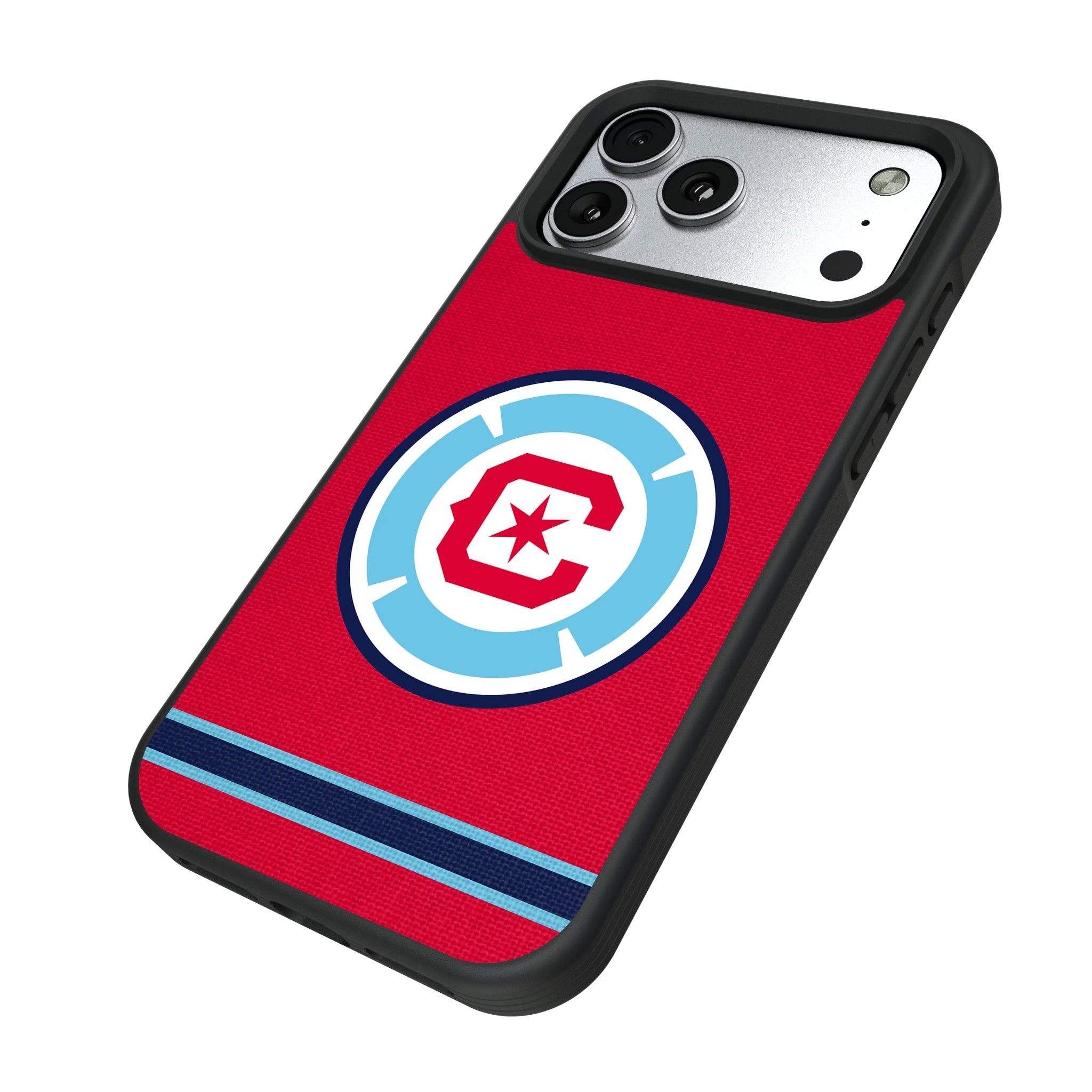 Chicago Fire Stripe Bump Phone Case for Apple iPhone 17 Series 5